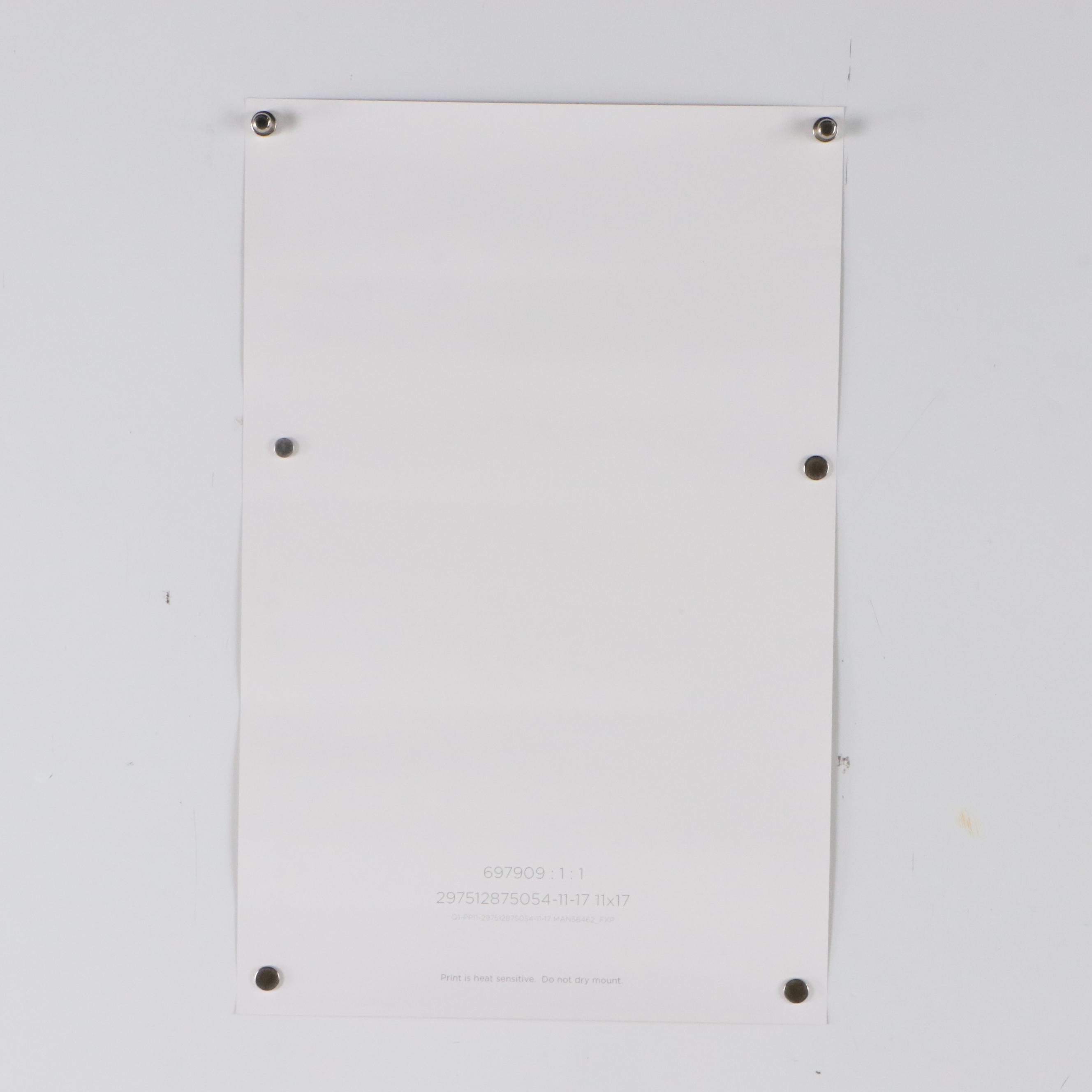 Novelty Cat Offset Lithograph "Let Me Pour You a Tall Glass of Get Over It"