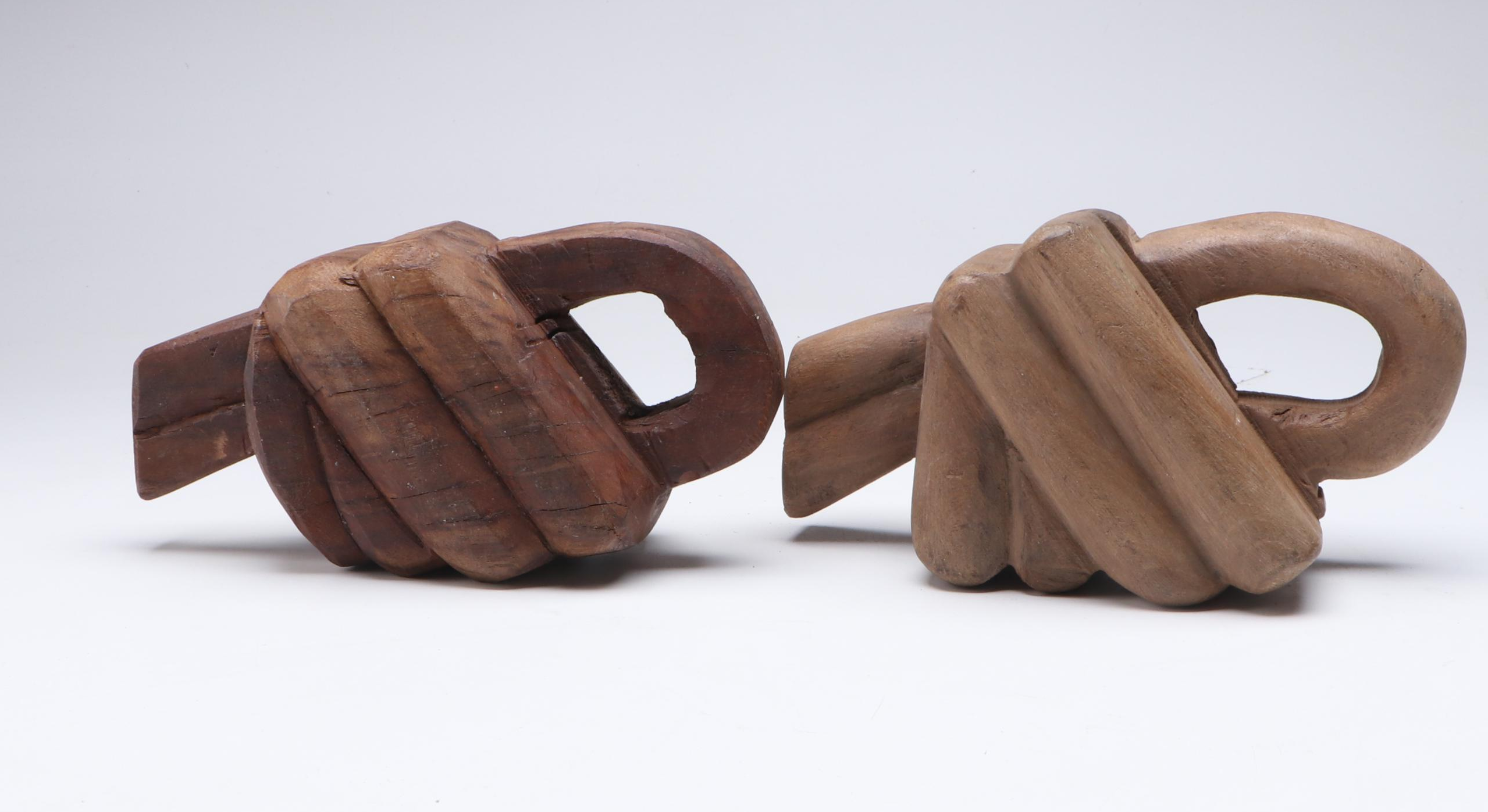 Nautical Knot Wooden Carvings and Artisan Tray