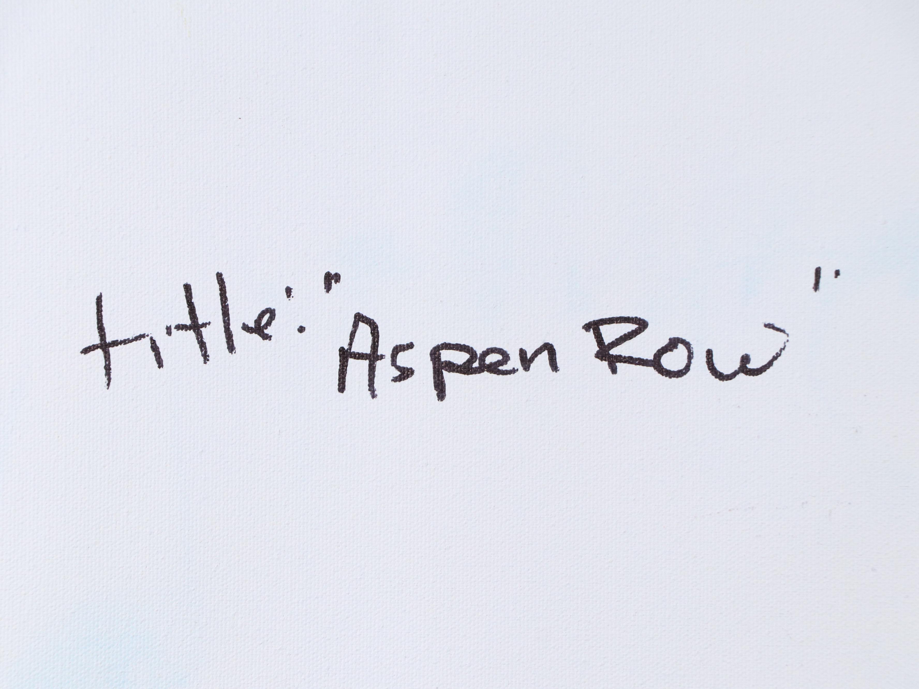 Mark Whitmarsh Abstract Acrylic Painting "Aspen Row," 2025