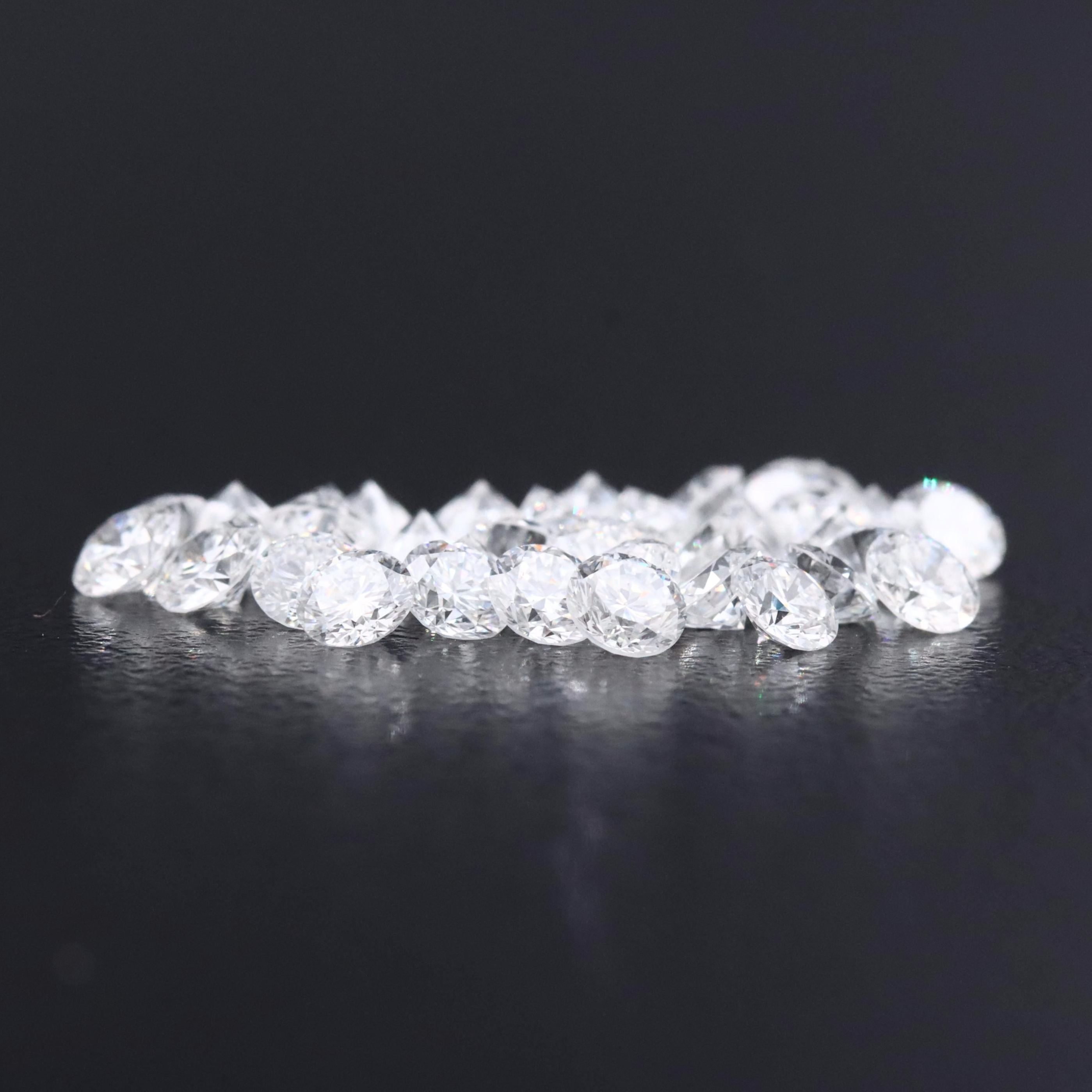 Loose 4.02 CTW Lab Grown Diamonds