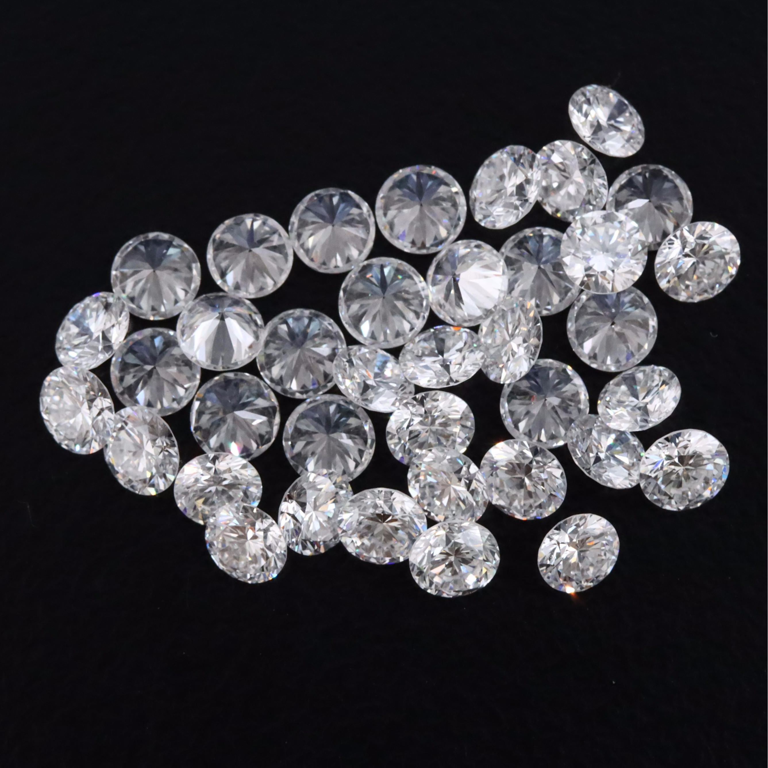 Loose 4.02 CTW Lab Grown Diamonds