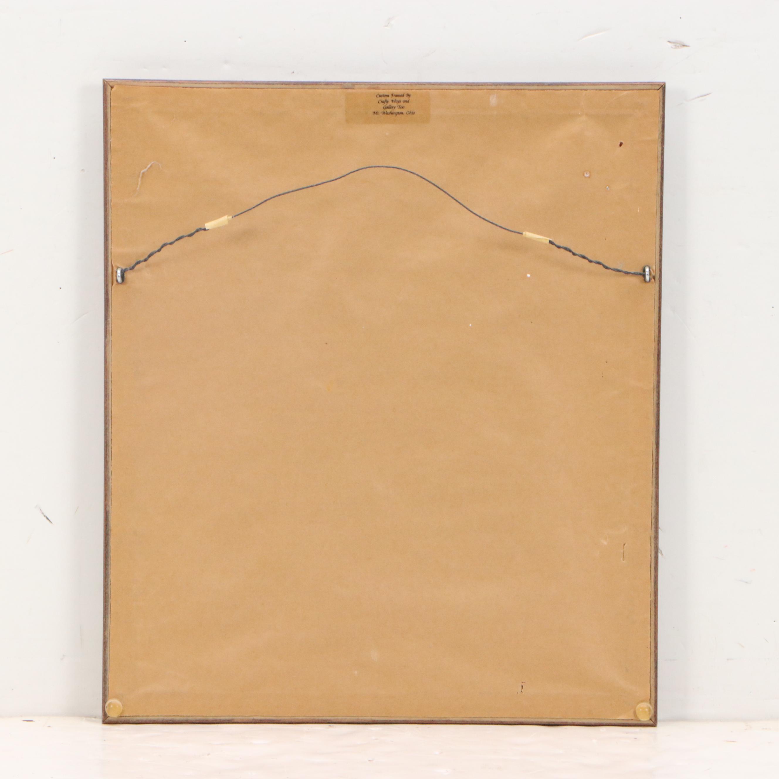 Don Whitlatch Offset Lithograph "House Wren," 1973