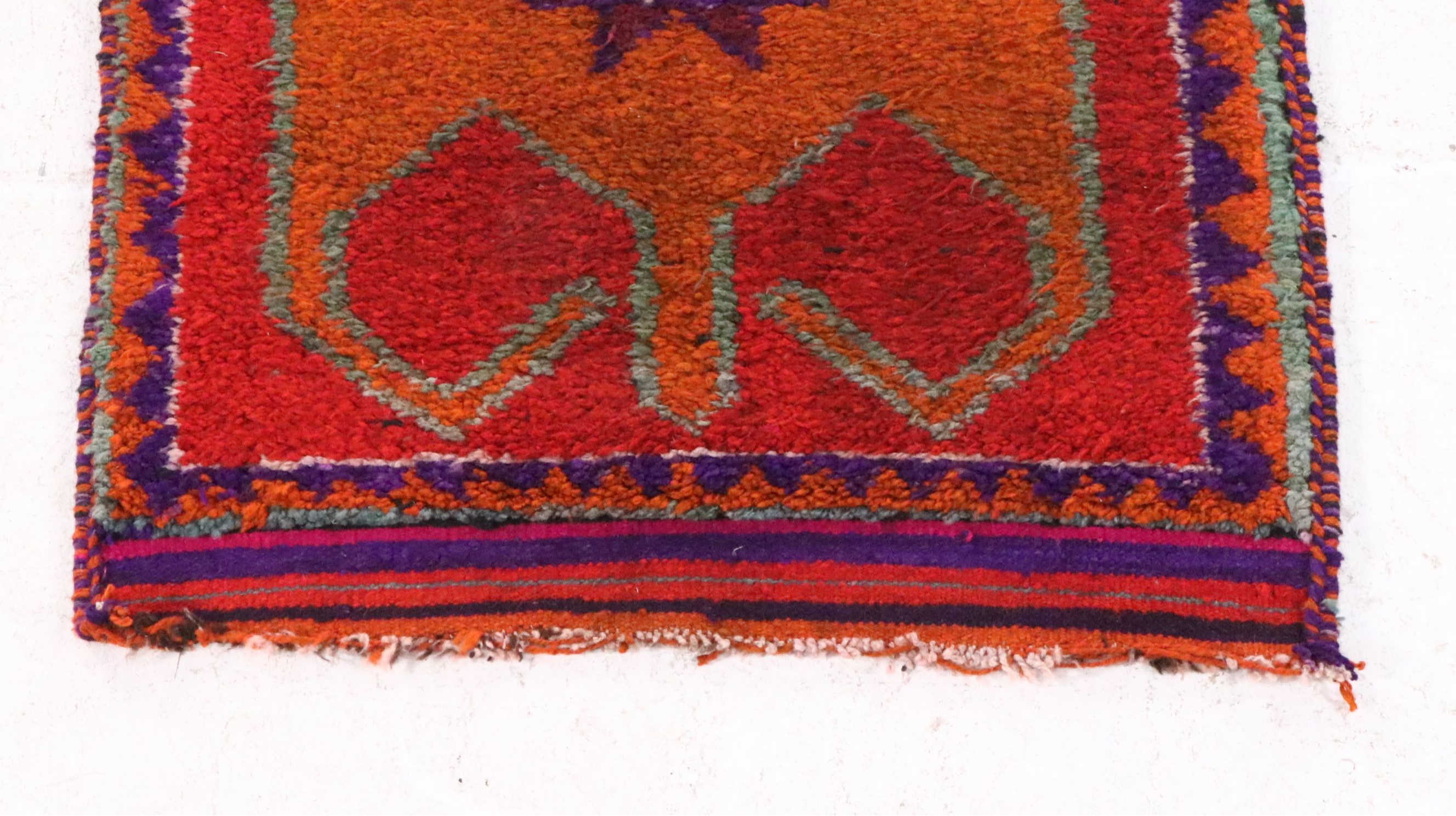 3'3 x 10'11 Hand-Knotted Turkish Village Long Rug