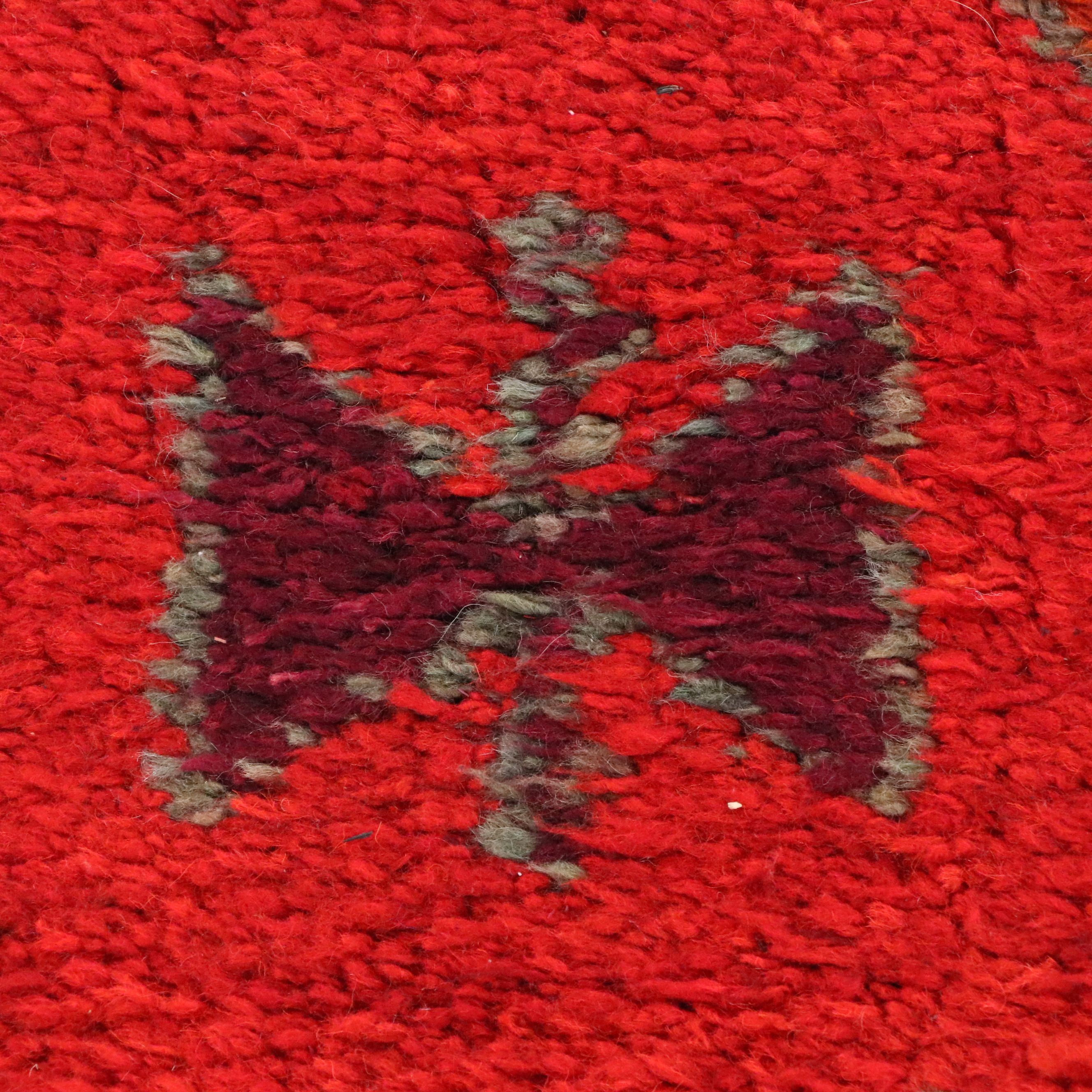 3'3 x 10'11 Hand-Knotted Turkish Village Long Rug