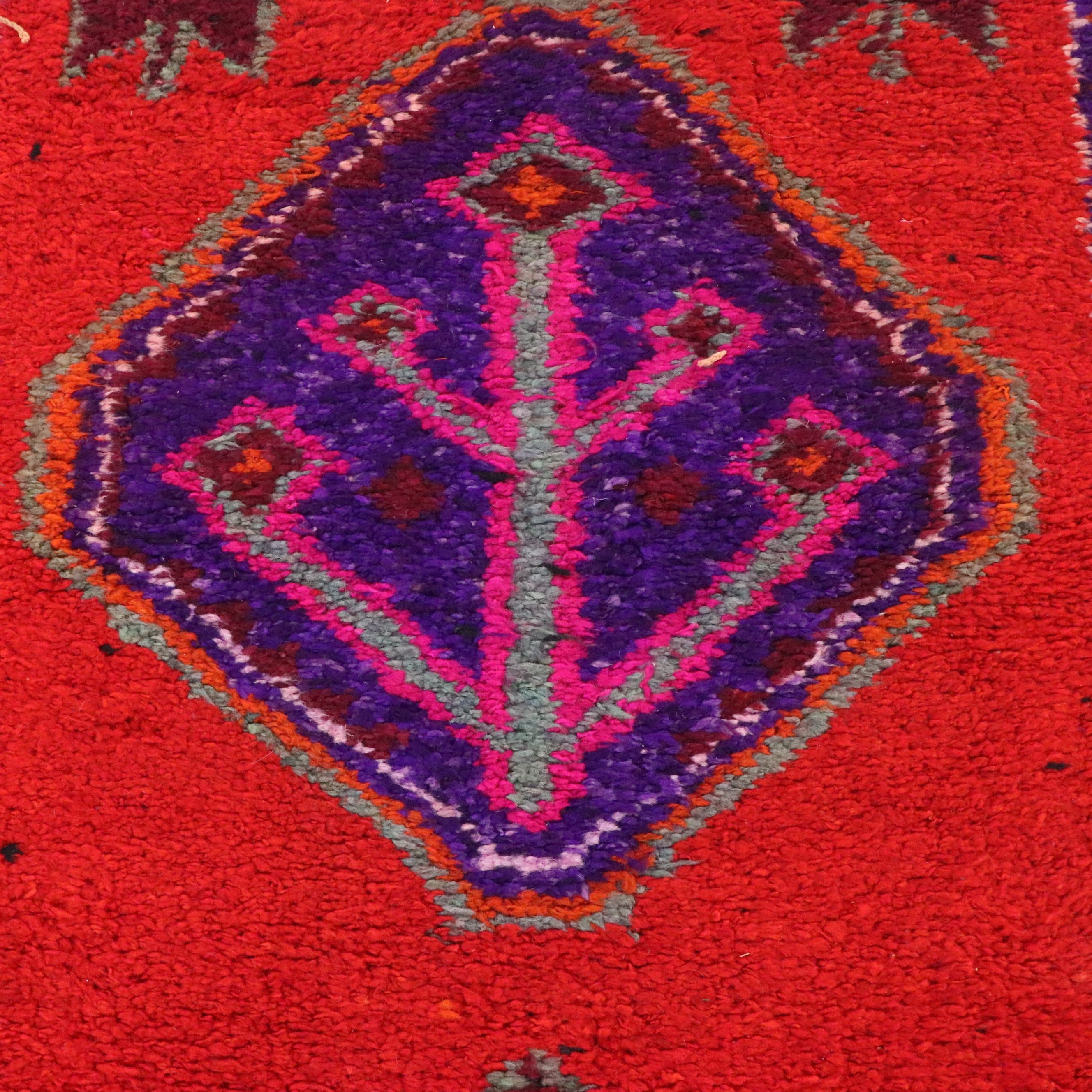 3'3 x 10'11 Hand-Knotted Turkish Village Long Rug