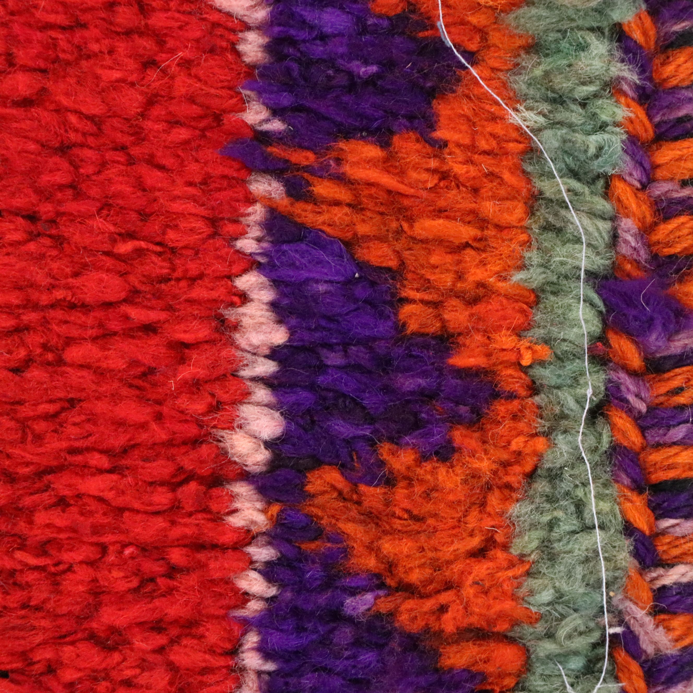 3'3 x 10'11 Hand-Knotted Turkish Village Long Rug