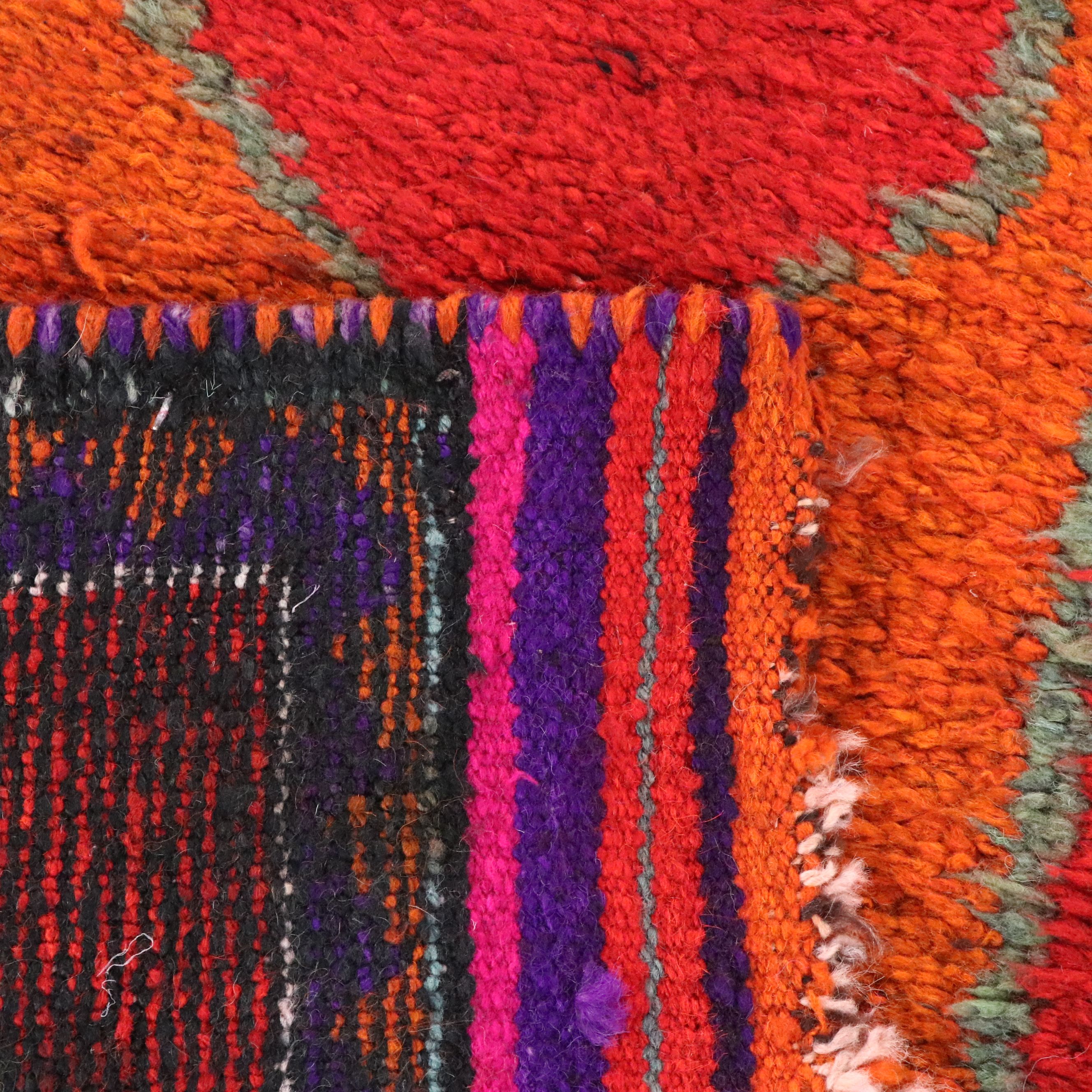 3'3 x 10'11 Hand-Knotted Turkish Village Long Rug