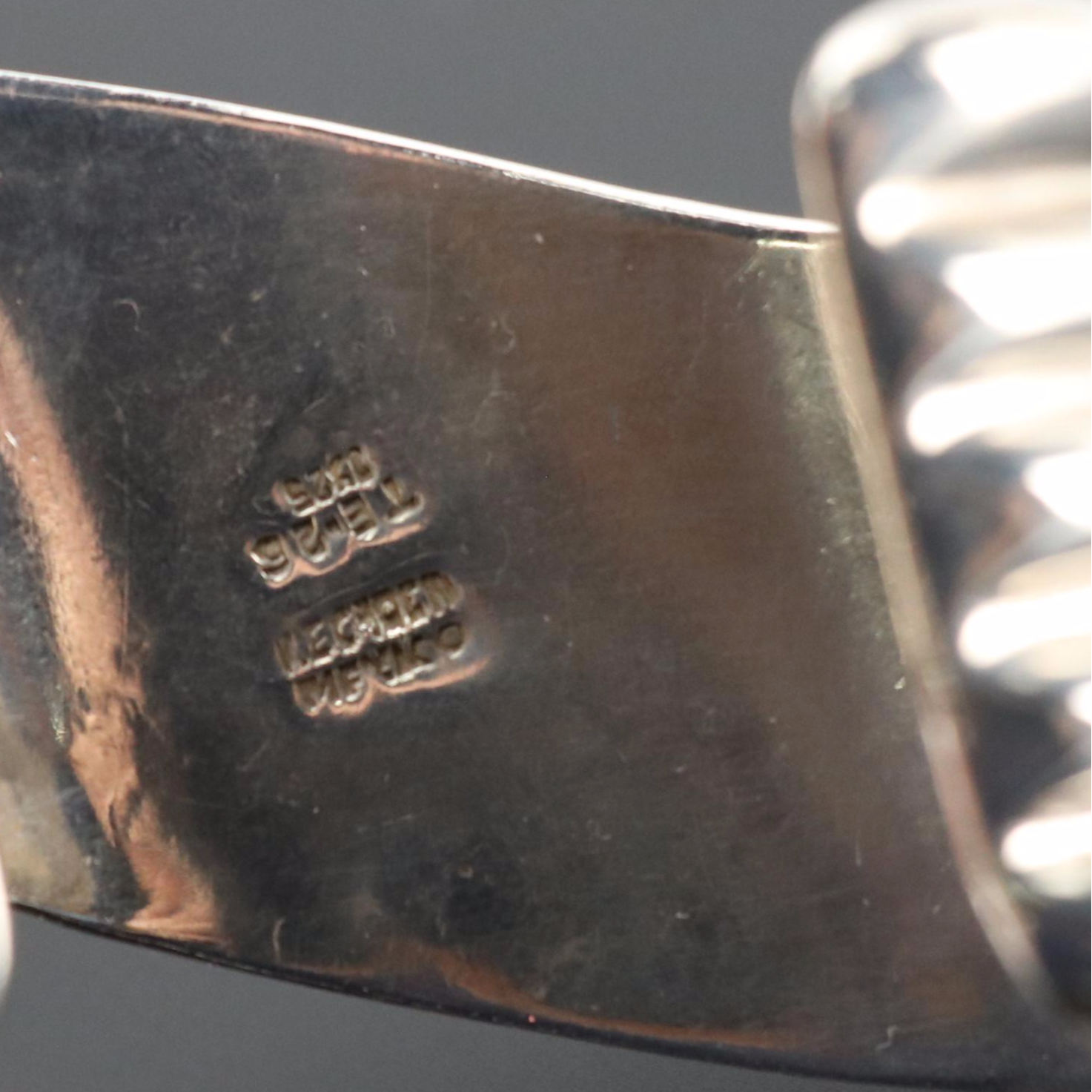 Mexican Mid-Century Modern Sterling Cuff Bracelet