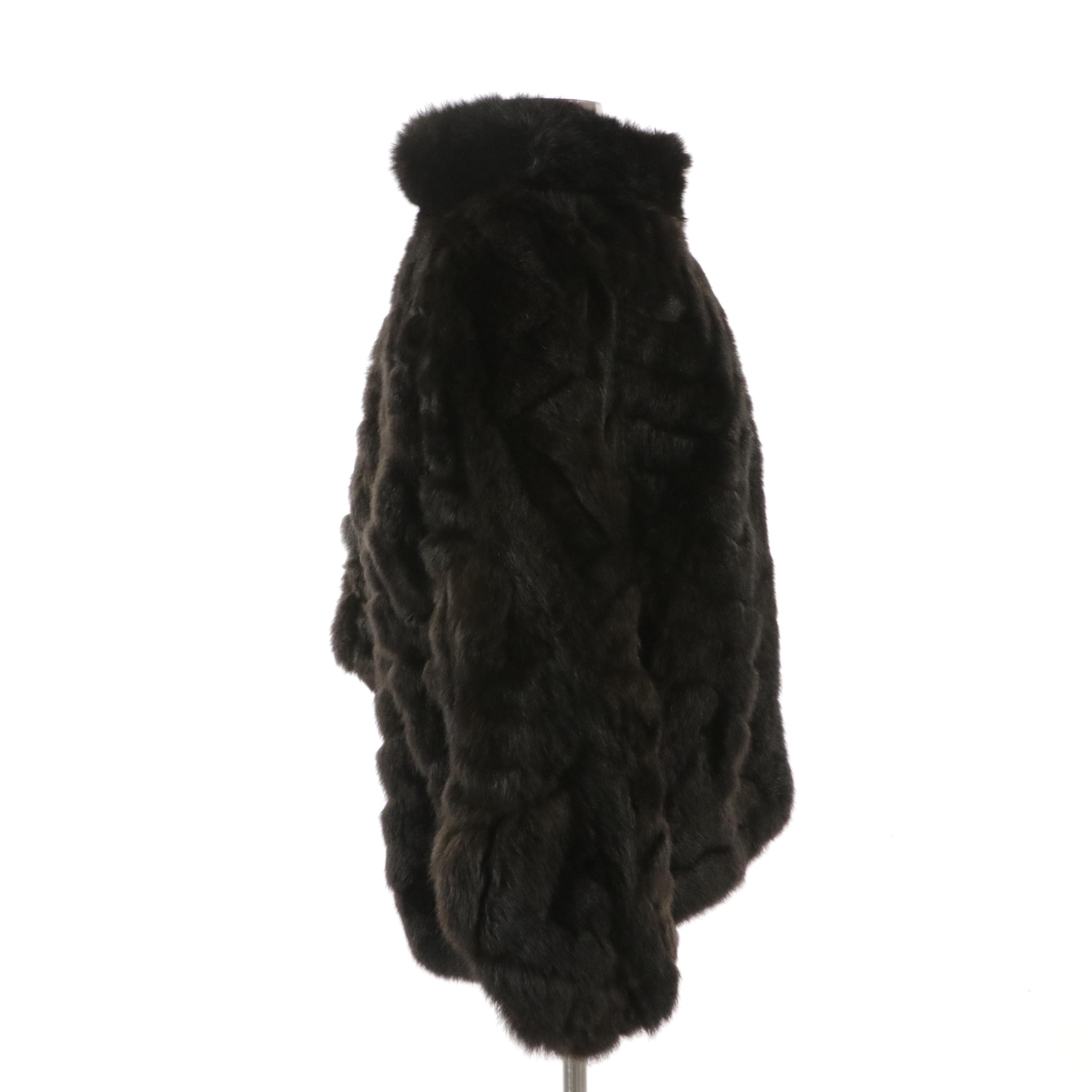 New Zealand Possum Fur Dolman Sleeve Jacket from Anderson Fur Company