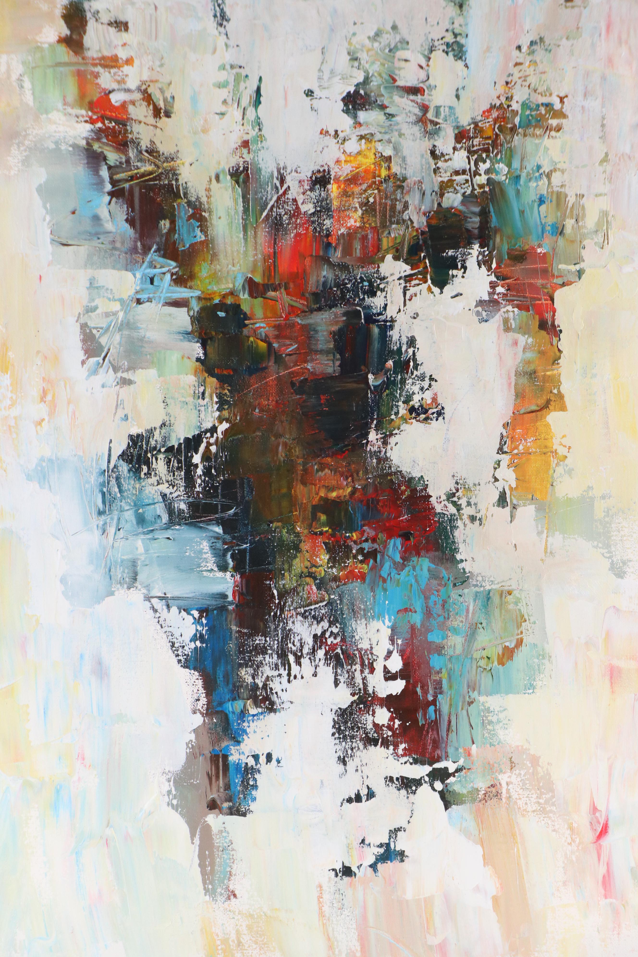 Leif Janek Abstract Acrylic Painting, 21st Century