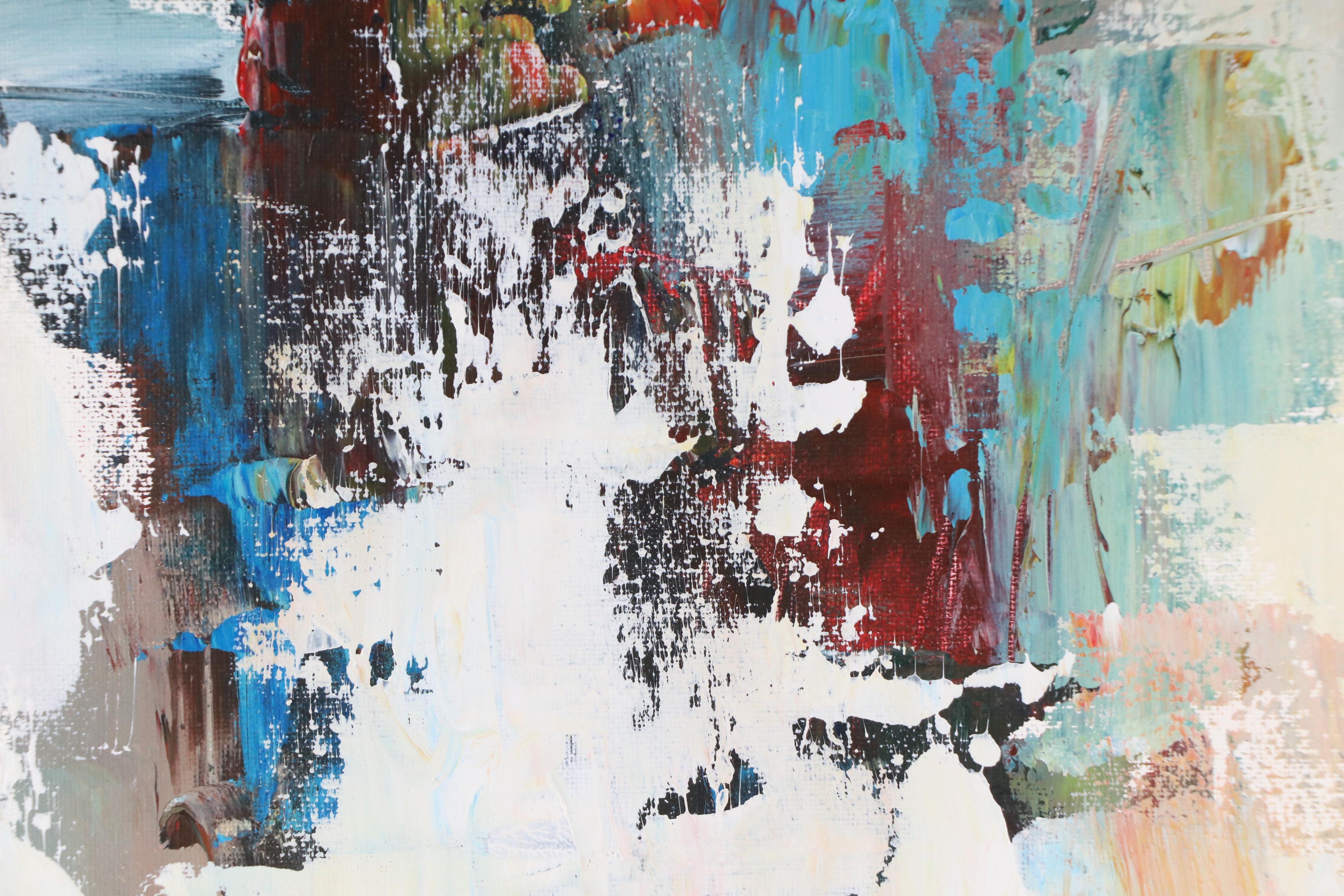 Leif Janek Abstract Acrylic Painting, 21st Century