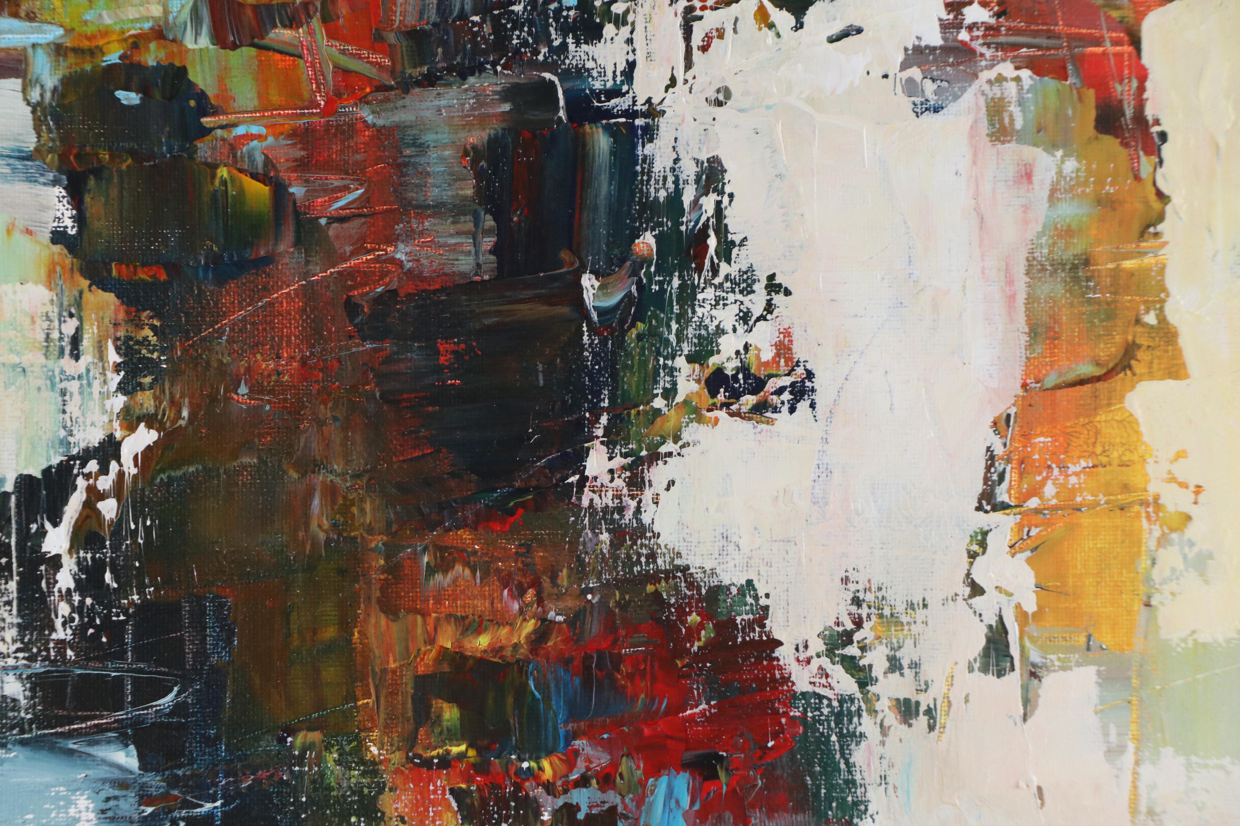 Leif Janek Abstract Acrylic Painting, 21st Century