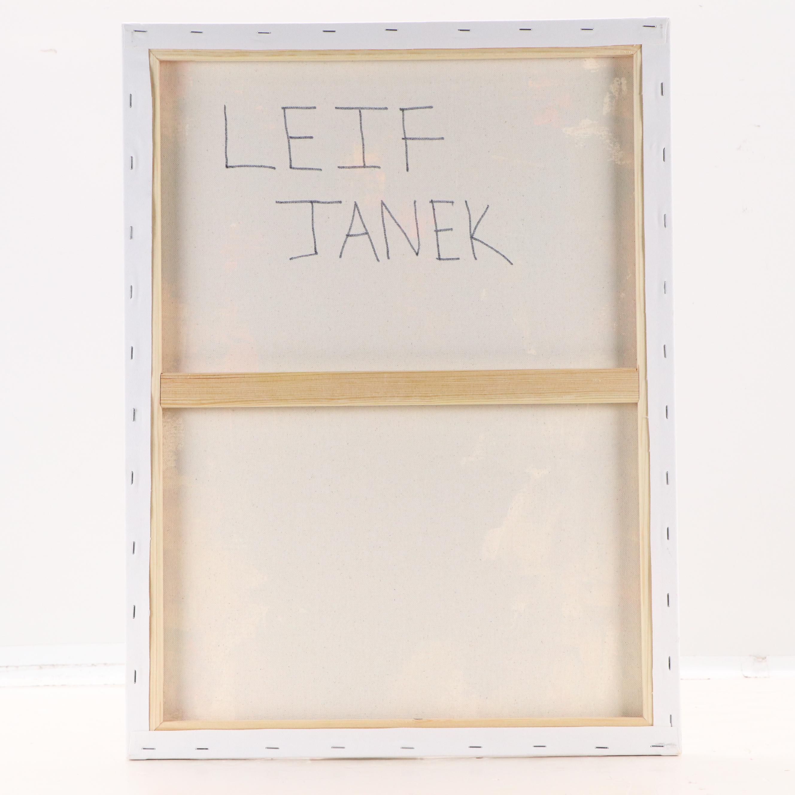 Leif Janek Abstract Acrylic Painting, 21st Century