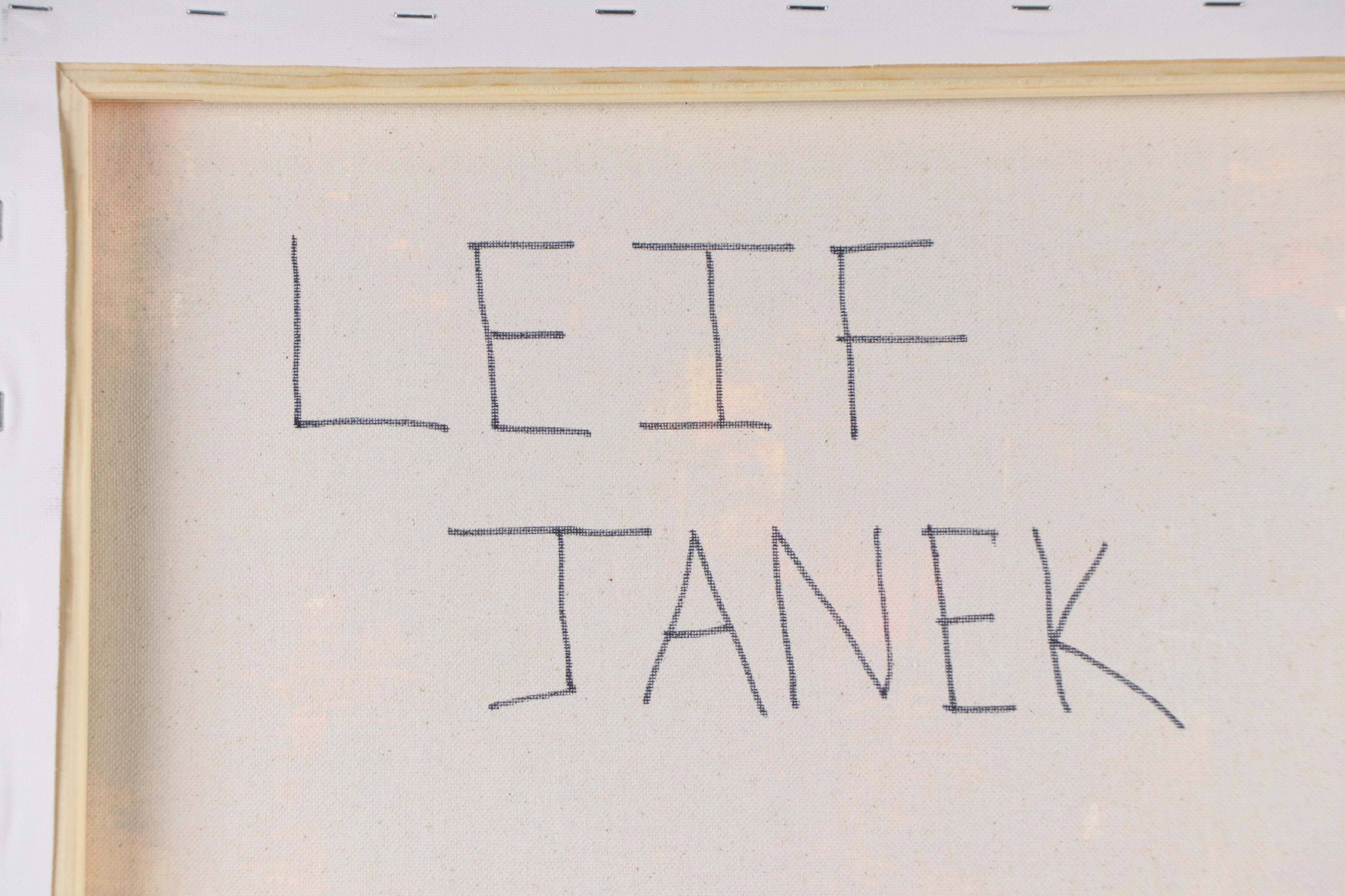 Leif Janek Abstract Acrylic Painting, 21st Century