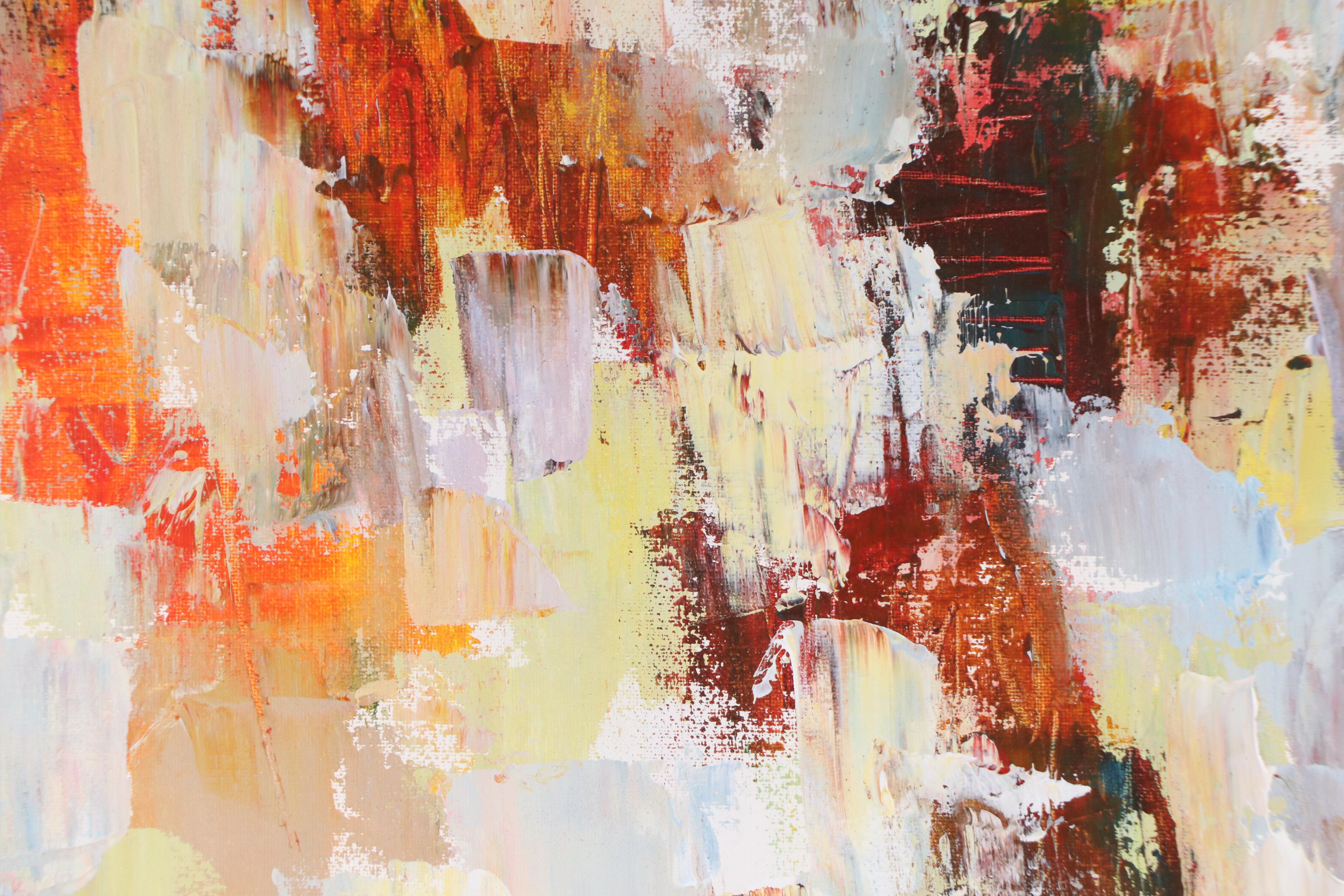 Leif Janek Abstract Acrylic Painting, 21st Century