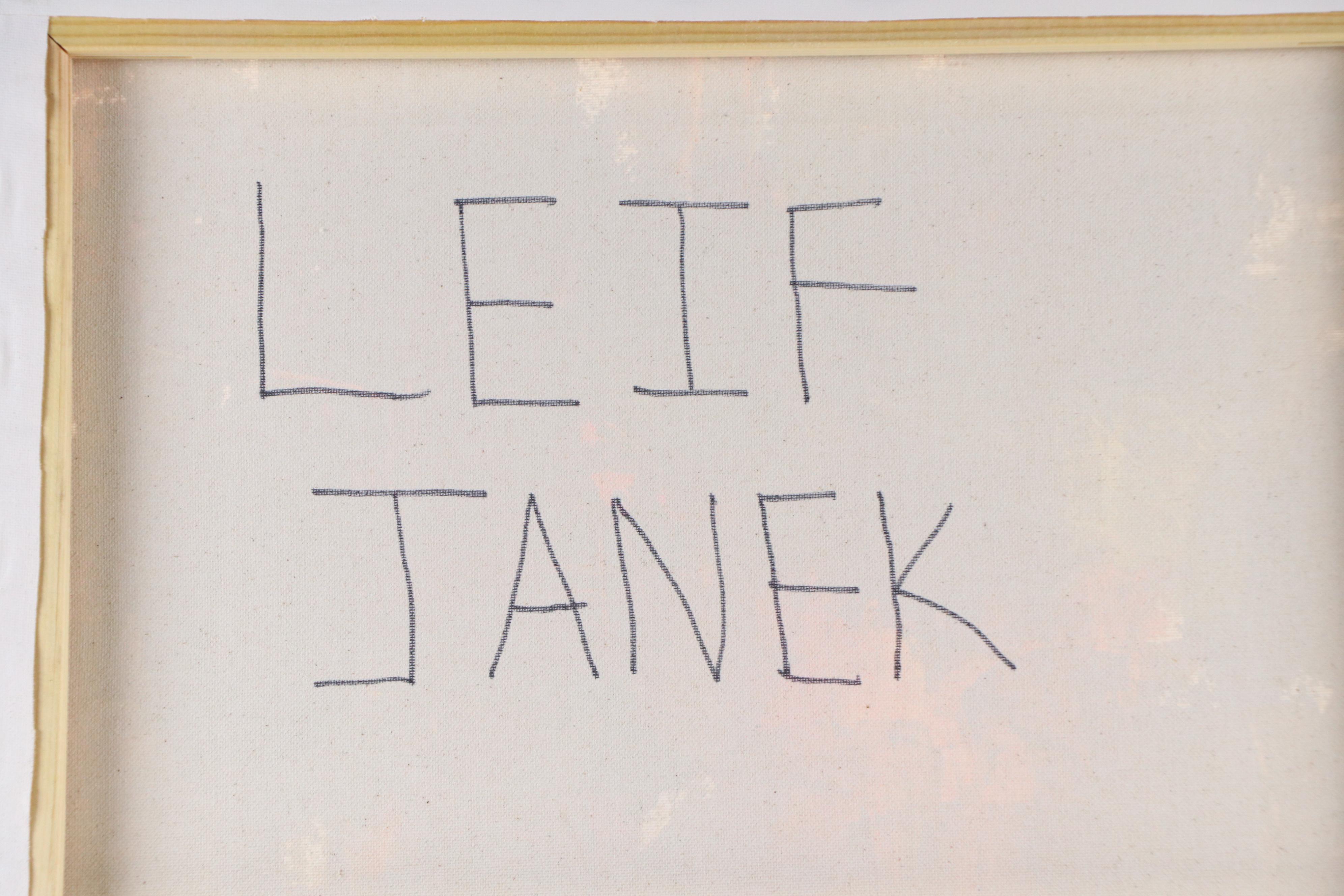 Leif Janek Abstract Acrylic Painting, 21st Century