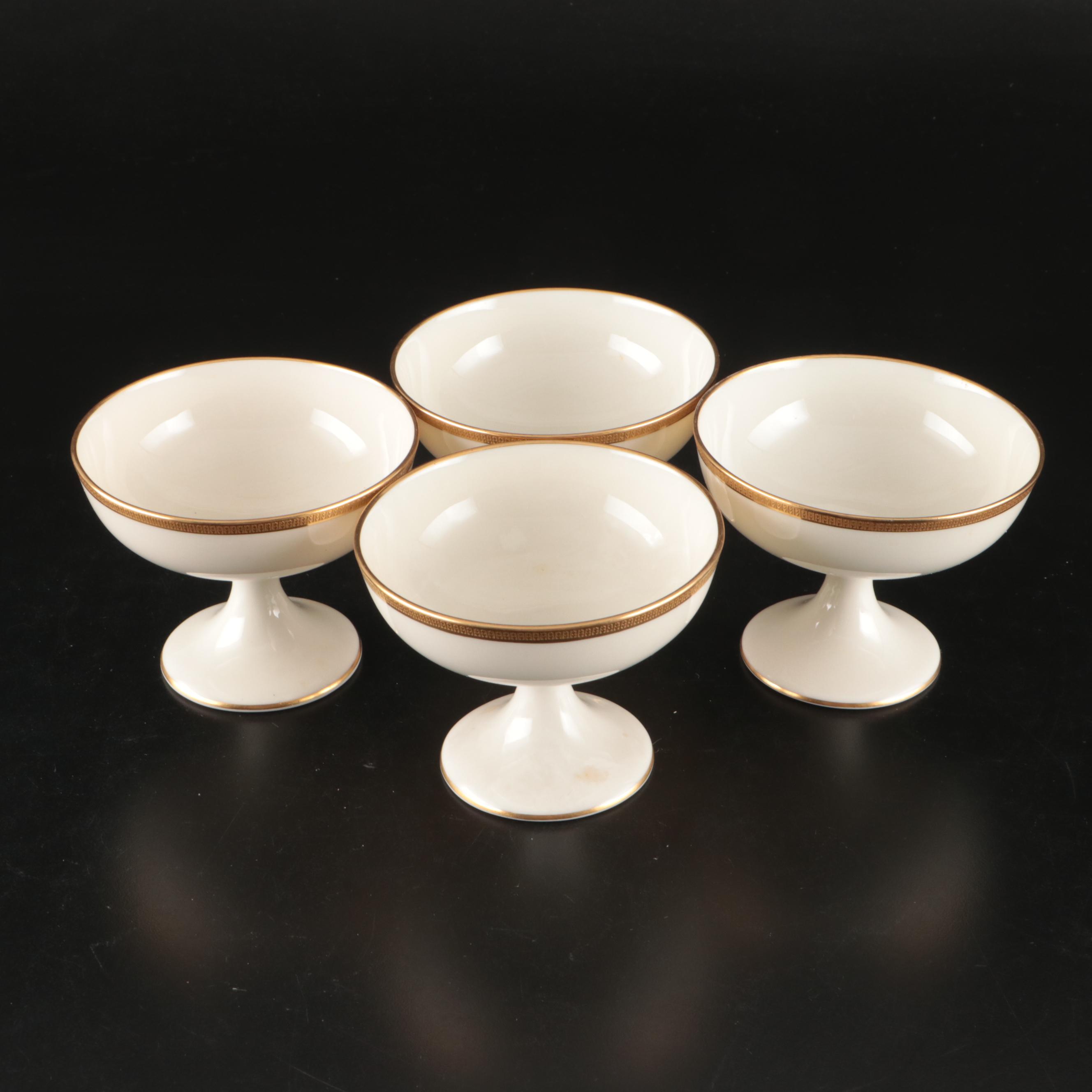 Lenox for Ovington Bros with Other Gilt Rimmed Porcelain Dinnerware