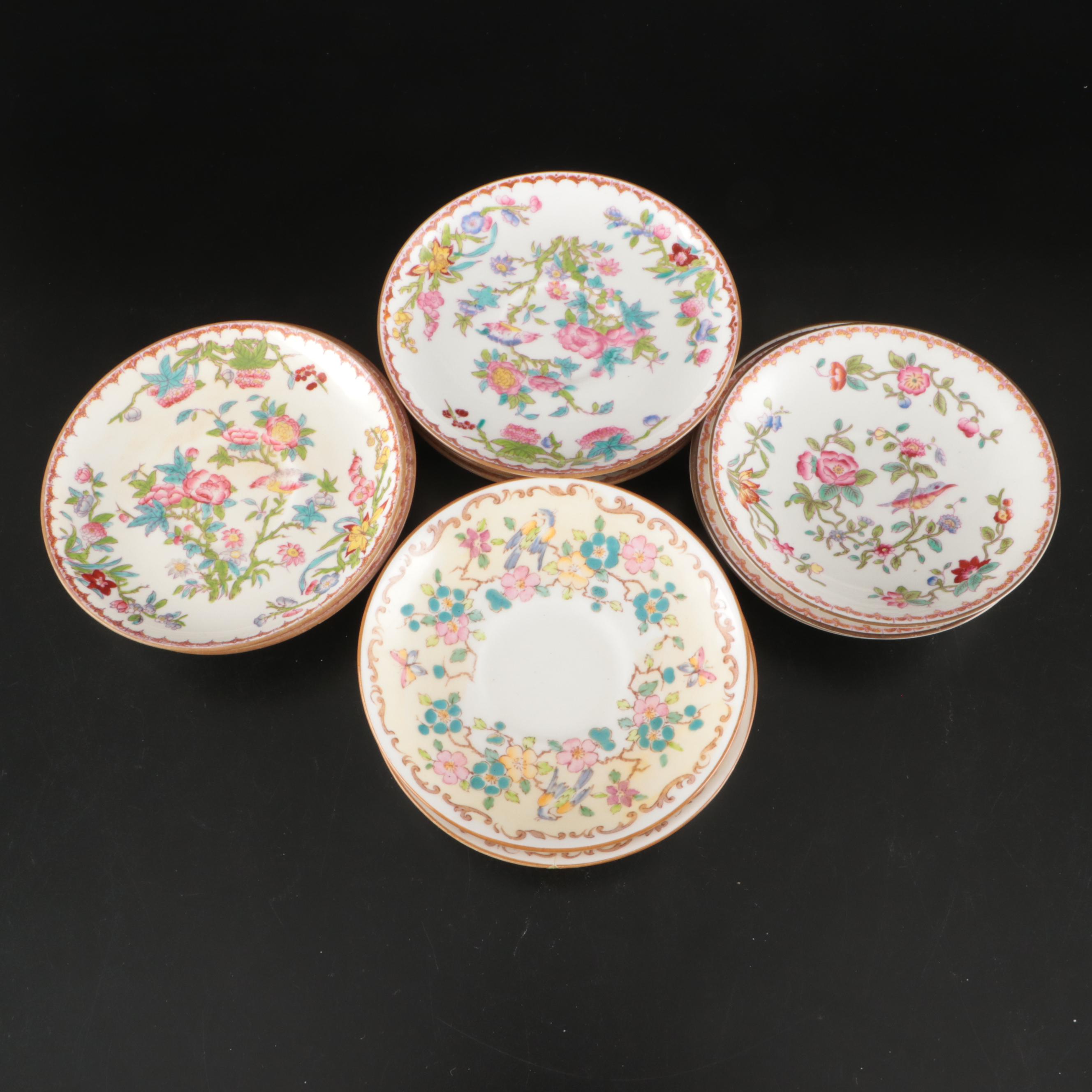 Minton, Aynsley, Staffordshire and More Floral Painted Bone China Tableware