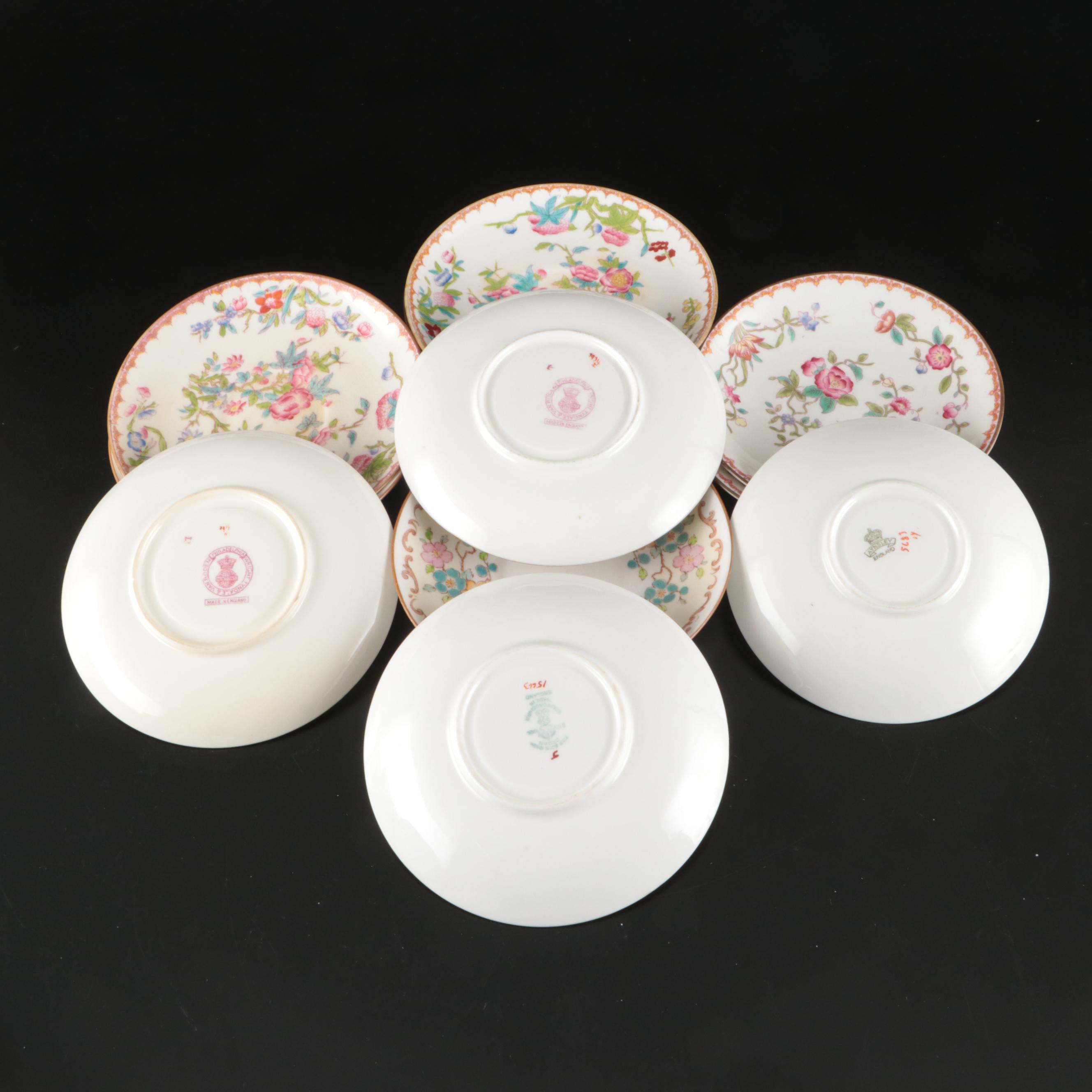 Minton, Aynsley, Staffordshire and More Floral Painted Bone China Tableware