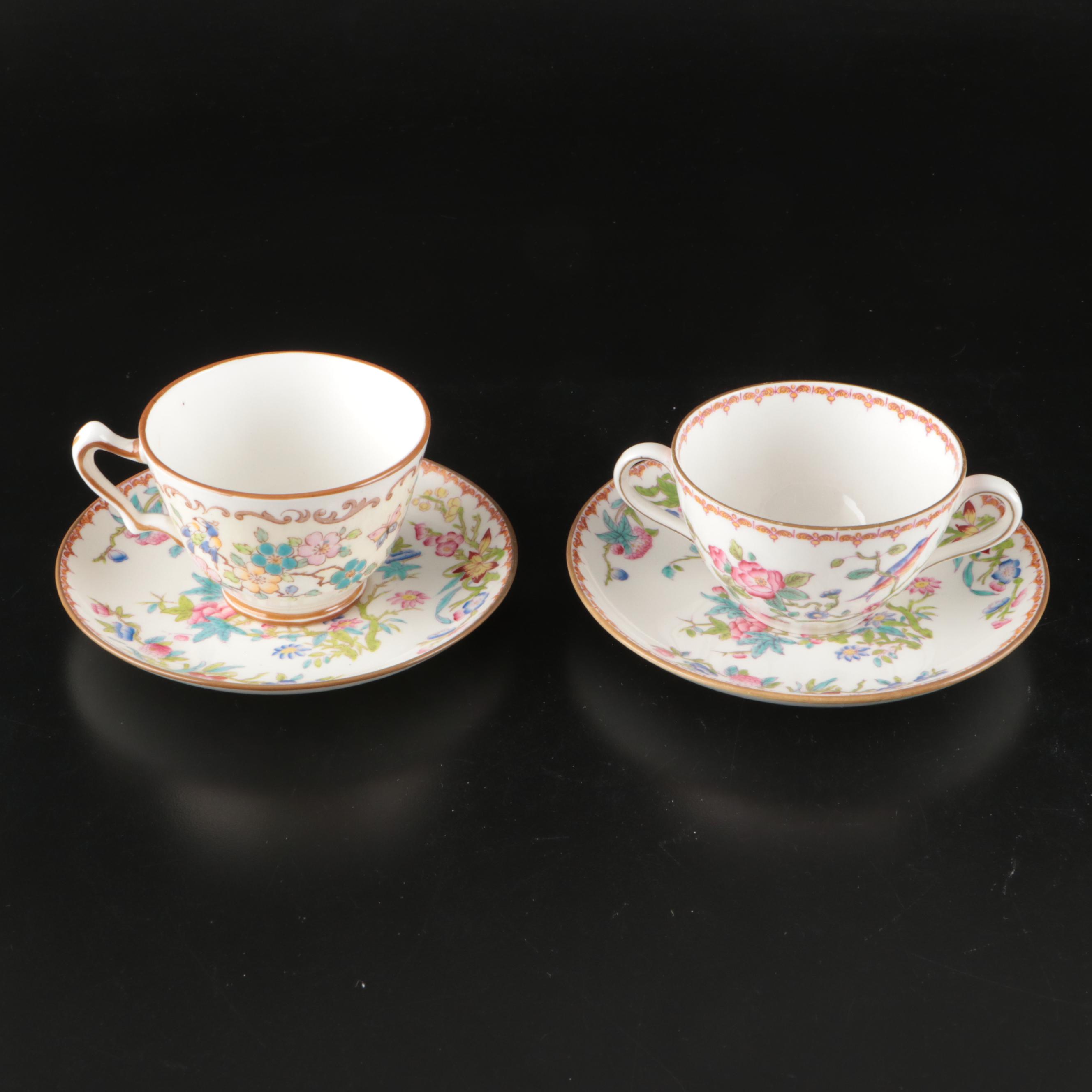 Minton, Aynsley, Staffordshire and More Floral Painted Bone China Tableware