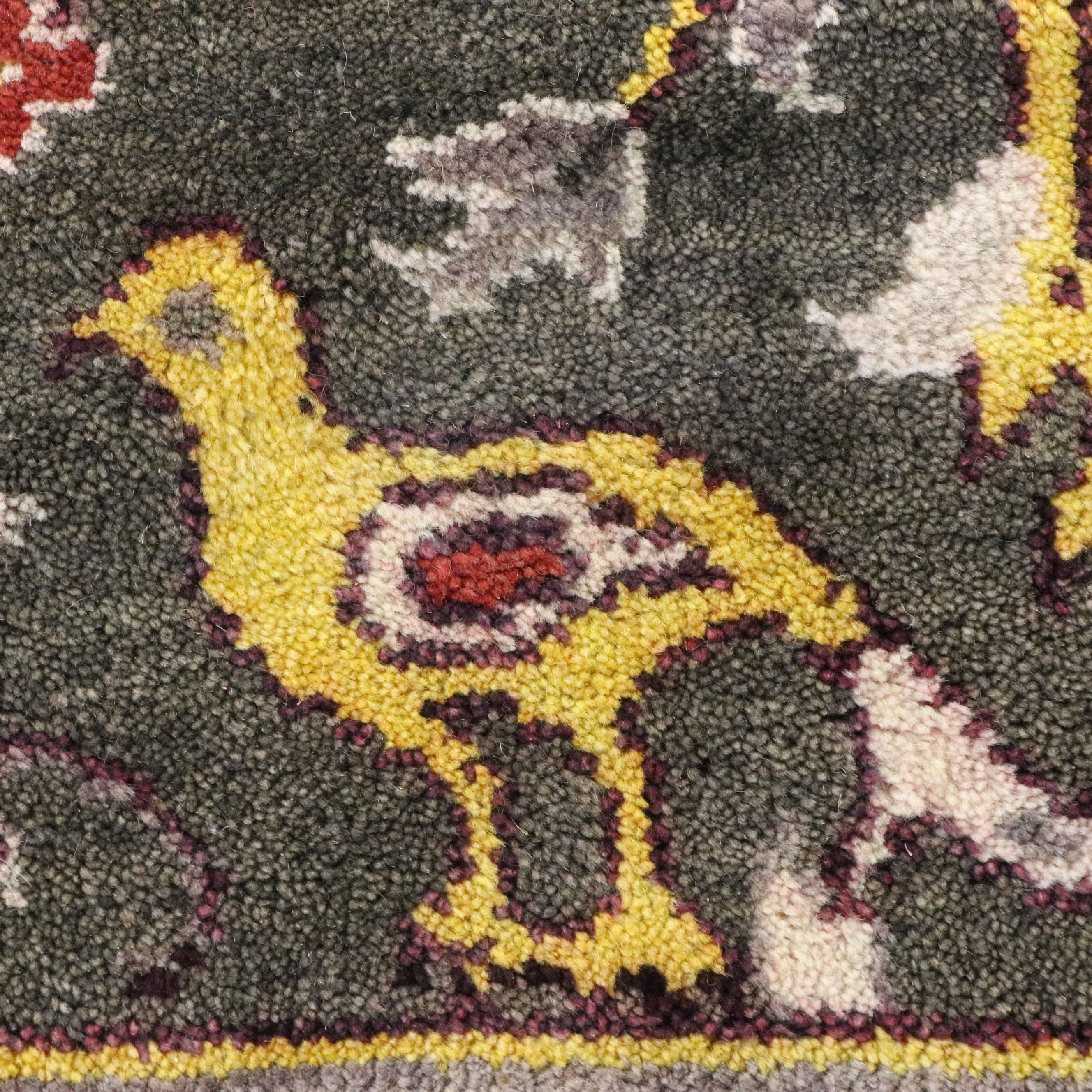 9'10 x 13'10 Hand-Knotted Indian Pictorial Room-Sized Rug