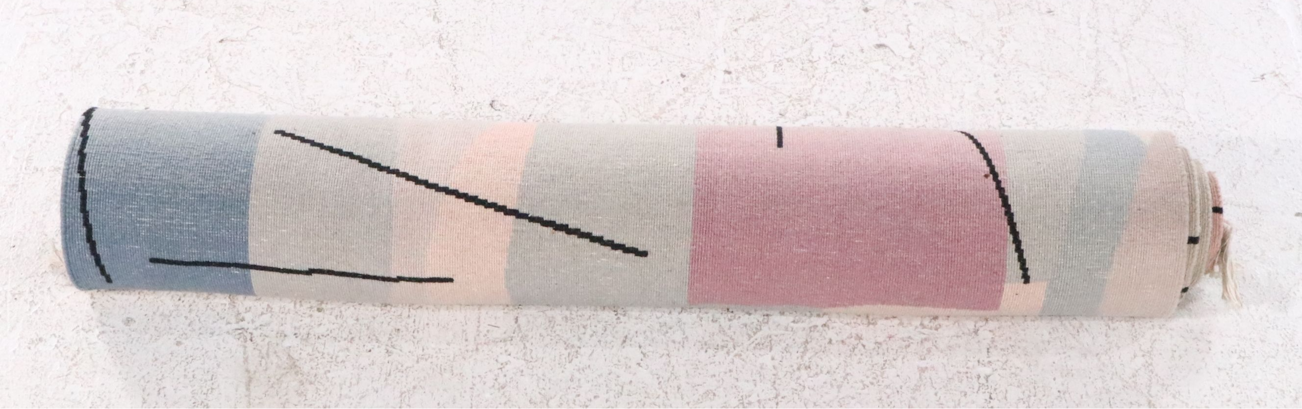 3'8 x 6'4 Hand-Knotted Nepalese Modern Area Rug