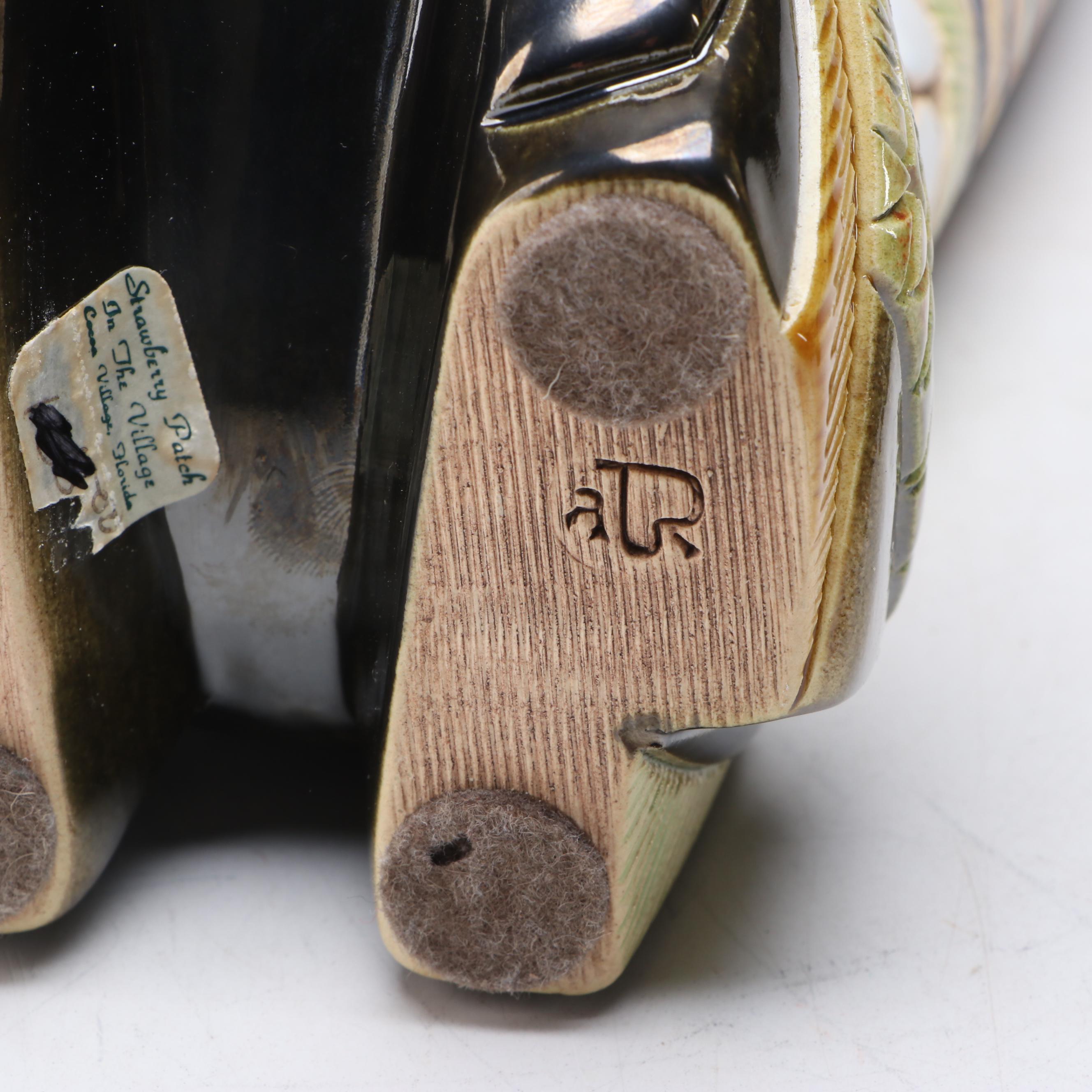 Peacock Figural and Chinese Hand-Painted Ceramic Vases
