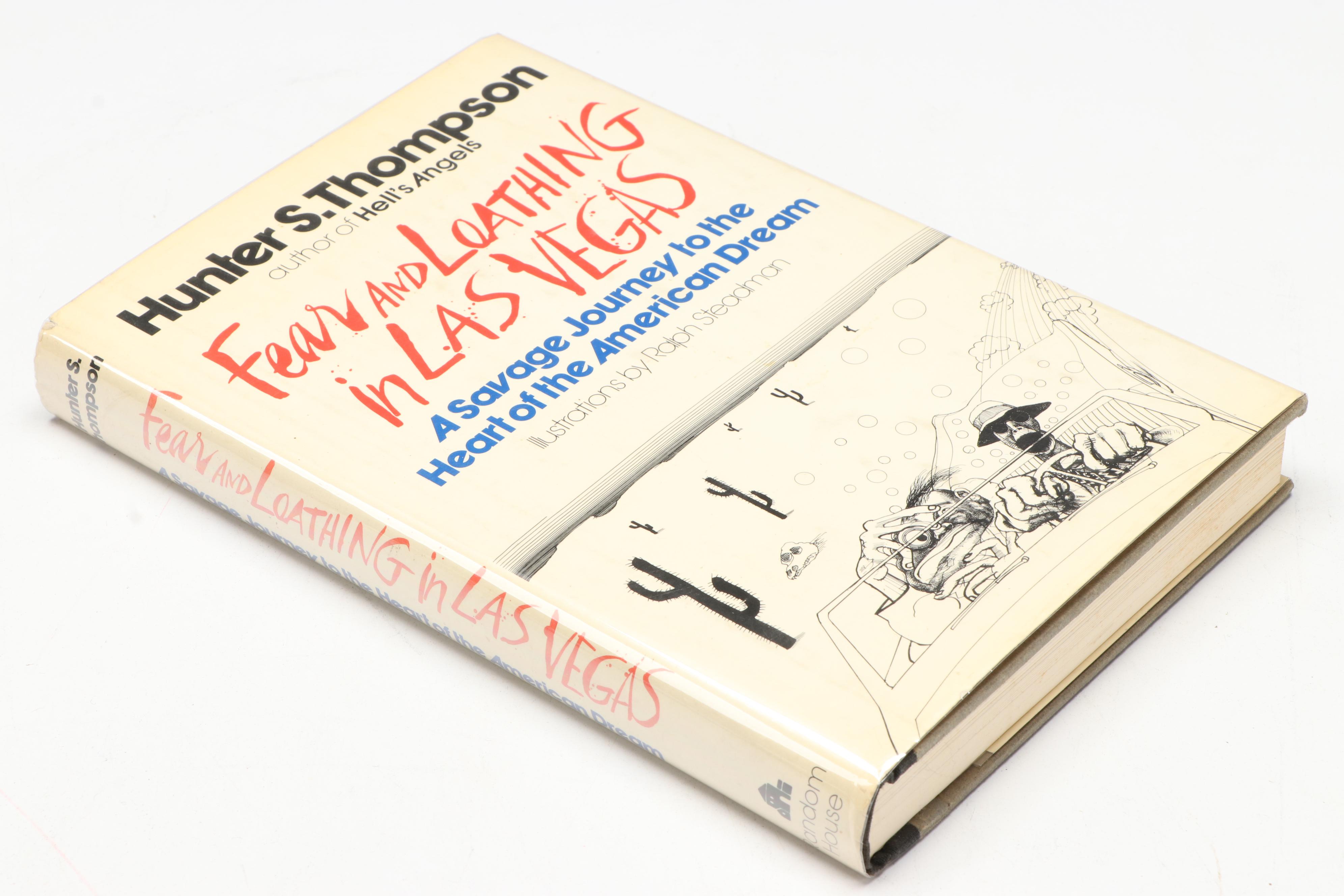 First Edition "Fear and Loathing in Las Vegas" by Hunter S. Thompson, 1971