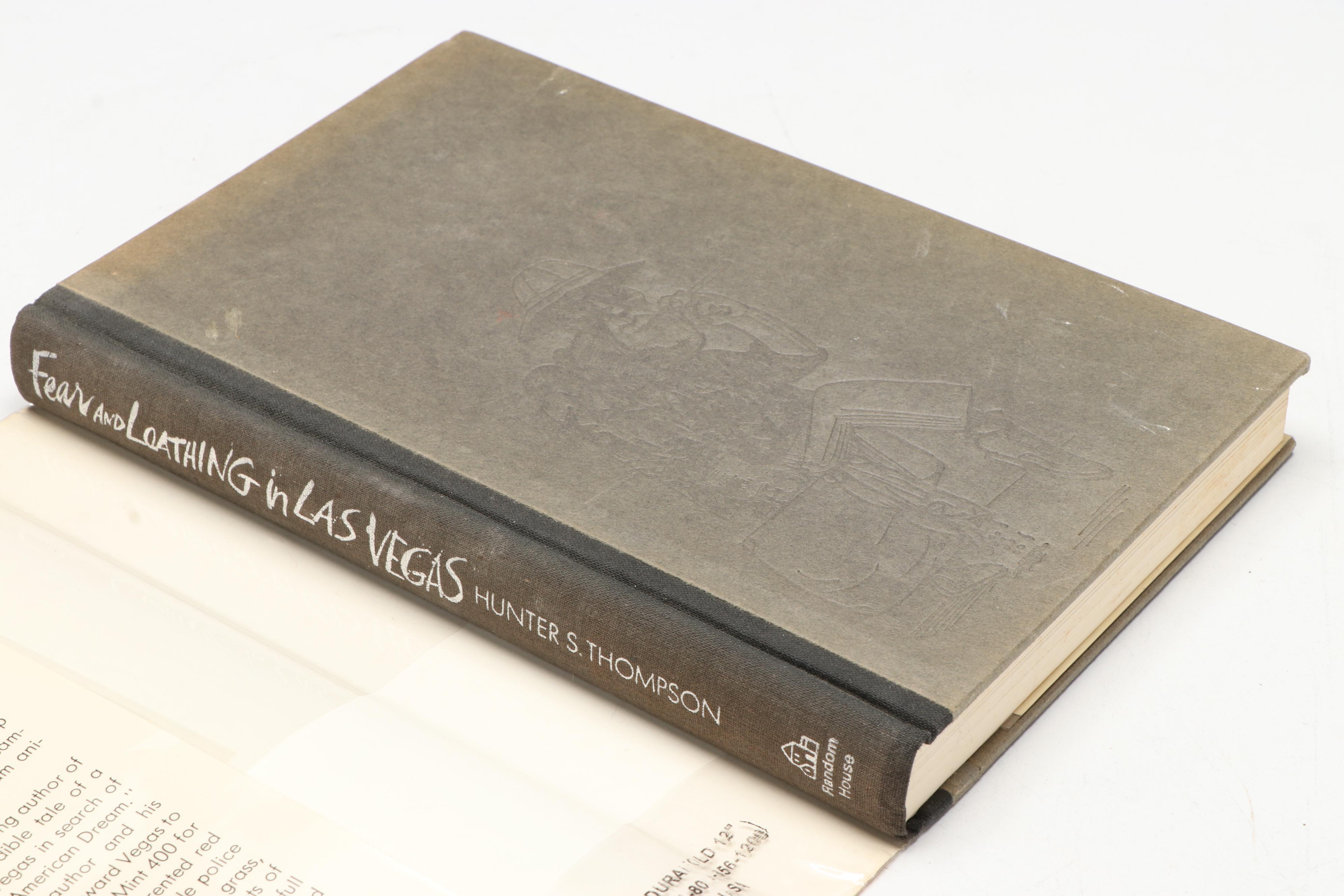 First Edition "Fear and Loathing in Las Vegas" by Hunter S. Thompson, 1971