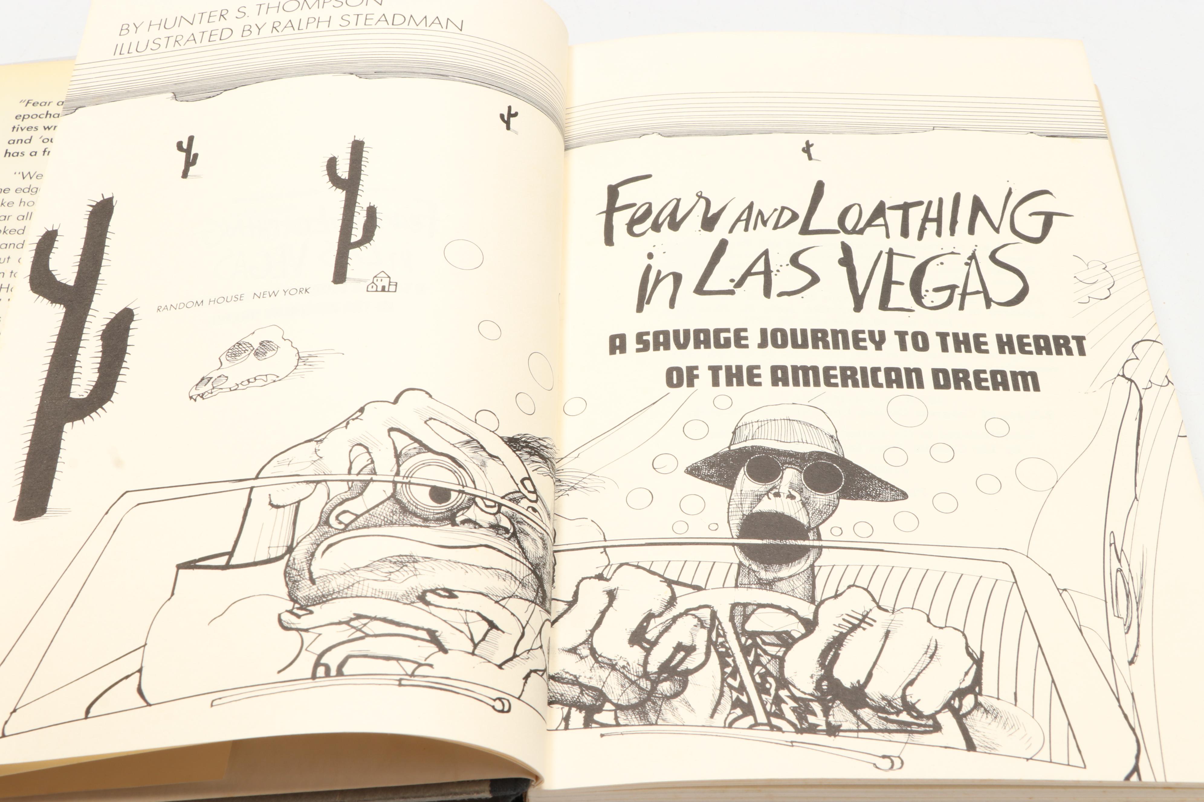 First Edition "Fear and Loathing in Las Vegas" by Hunter S. Thompson, 1971