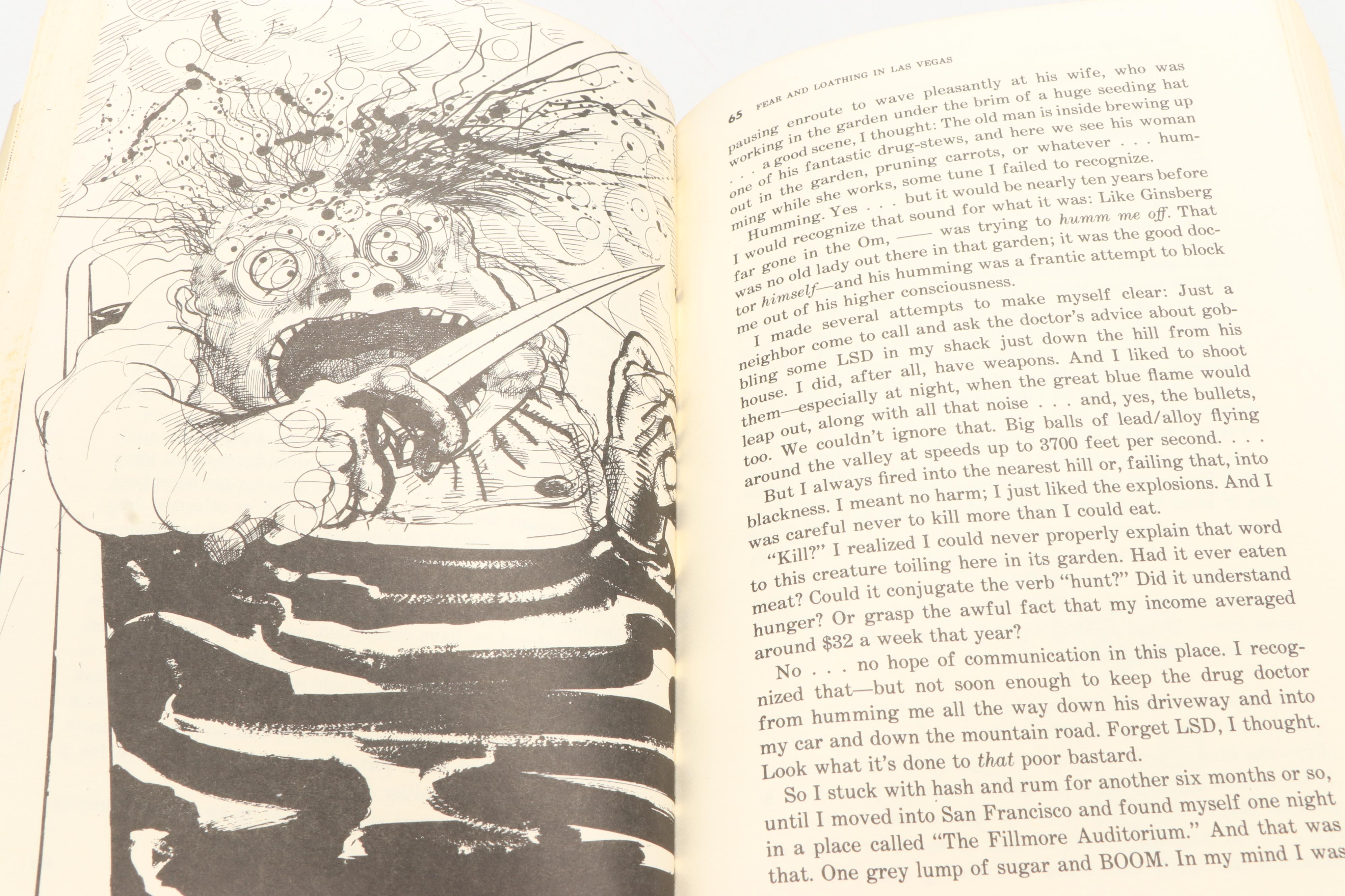 First Edition "Fear and Loathing in Las Vegas" by Hunter S. Thompson, 1971