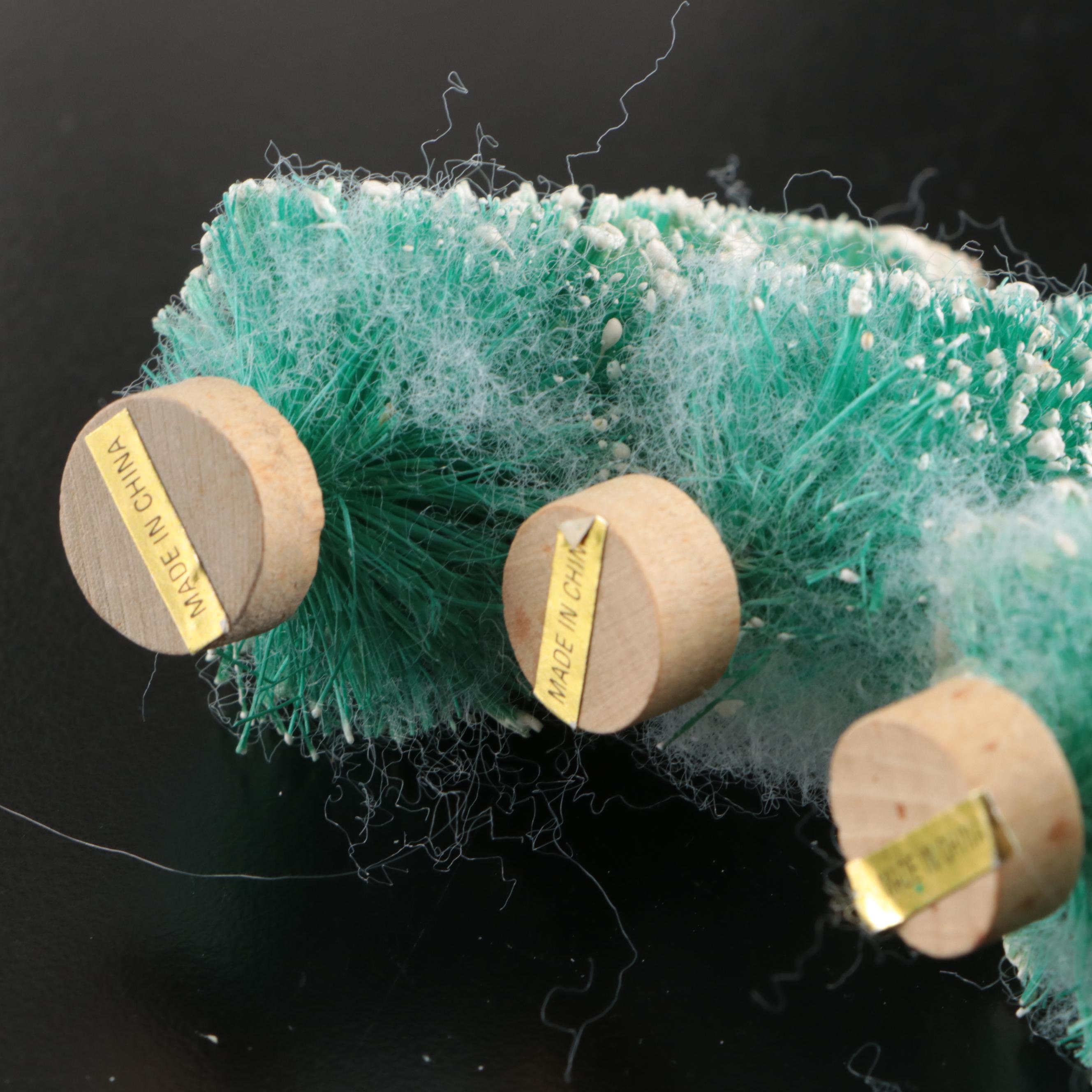 Paintable Plaster Christmas Village Houses