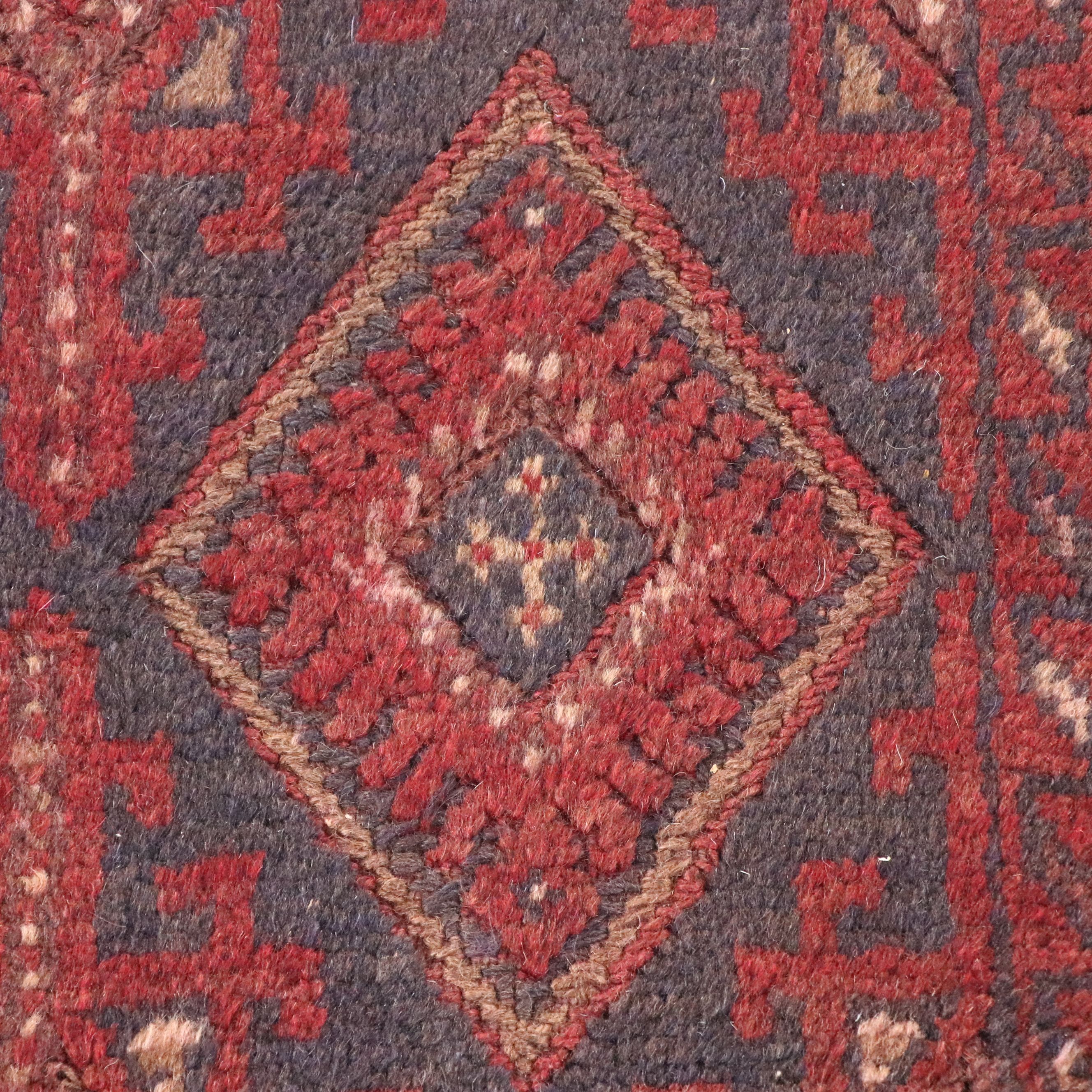 2' x 7'11 Handwoven Afghan Mashwani Carpet Runner