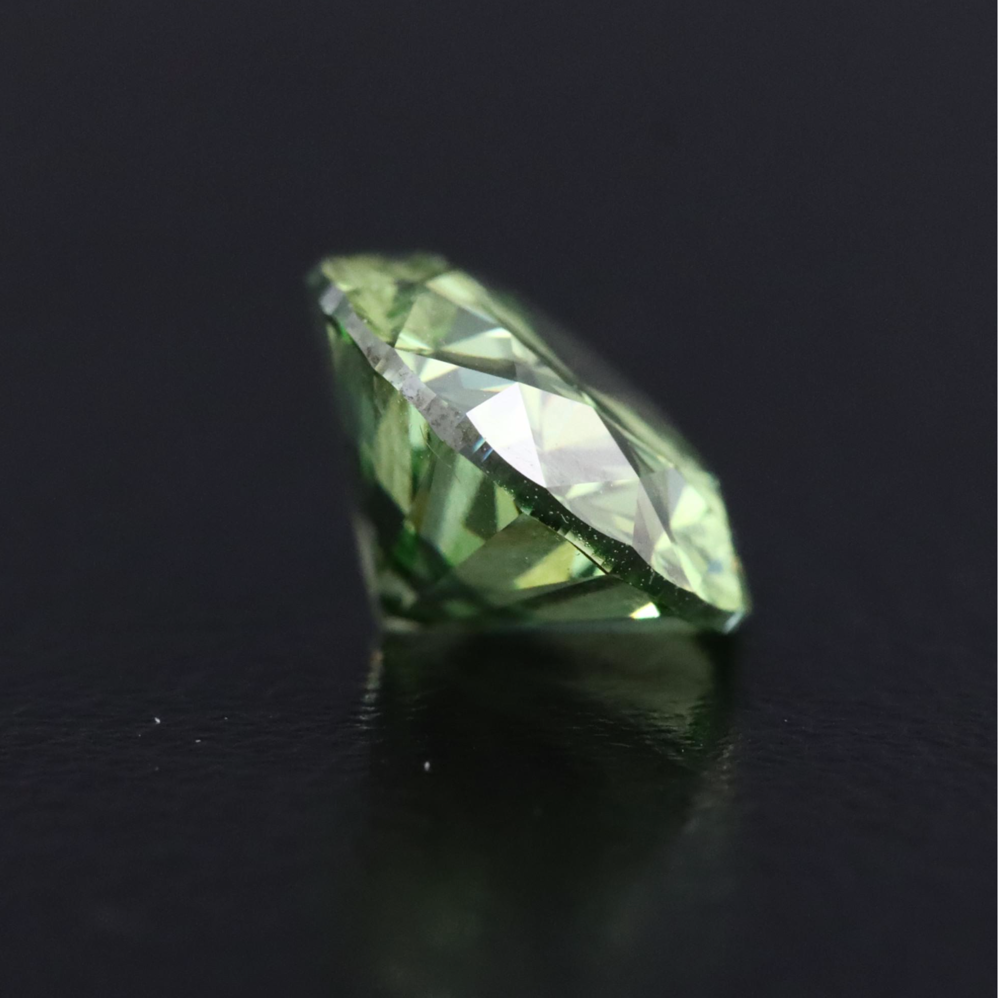 Loose 2.49 CT Lab Grown Fancy Green Diamond with IGI Report