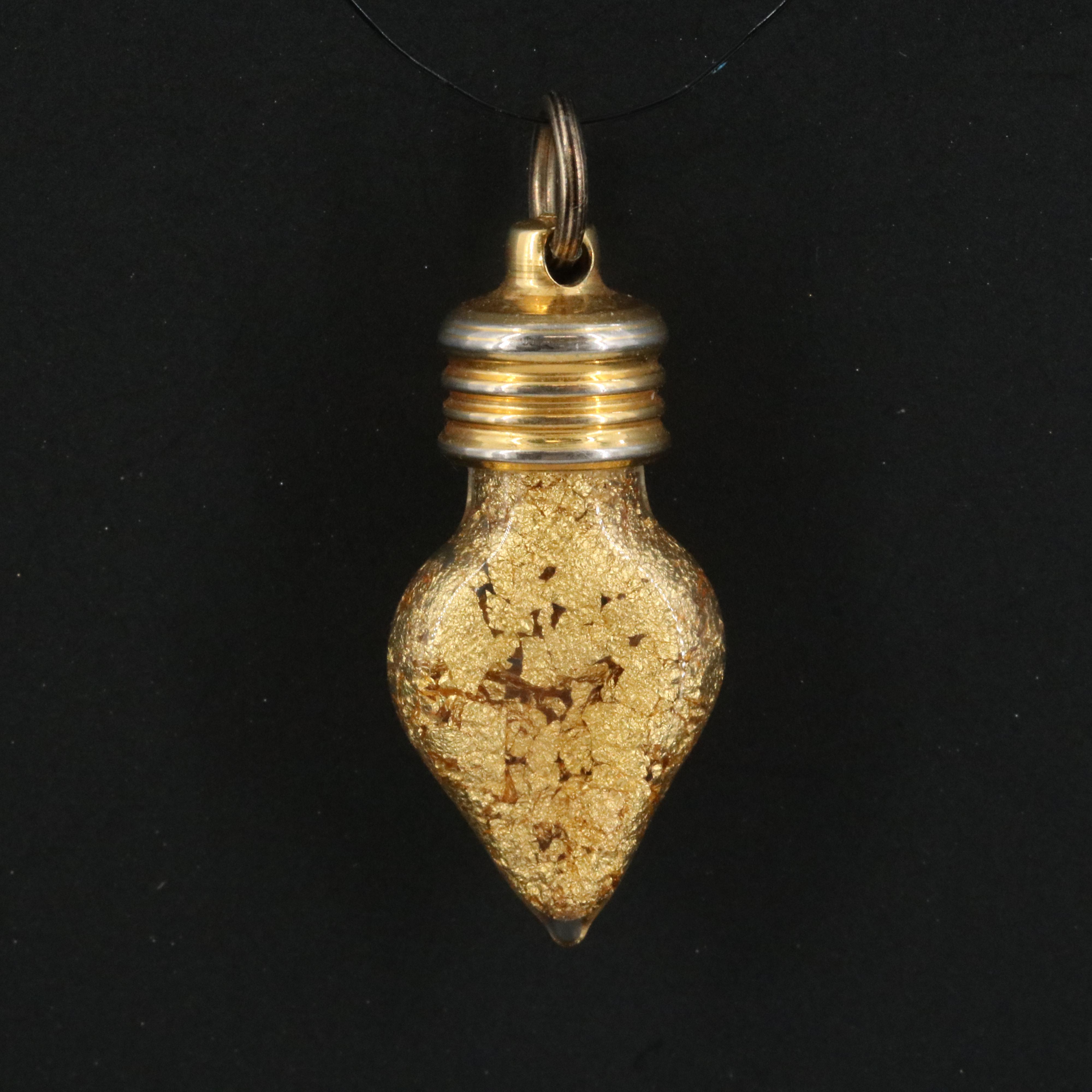 Pendant with Gold Dust