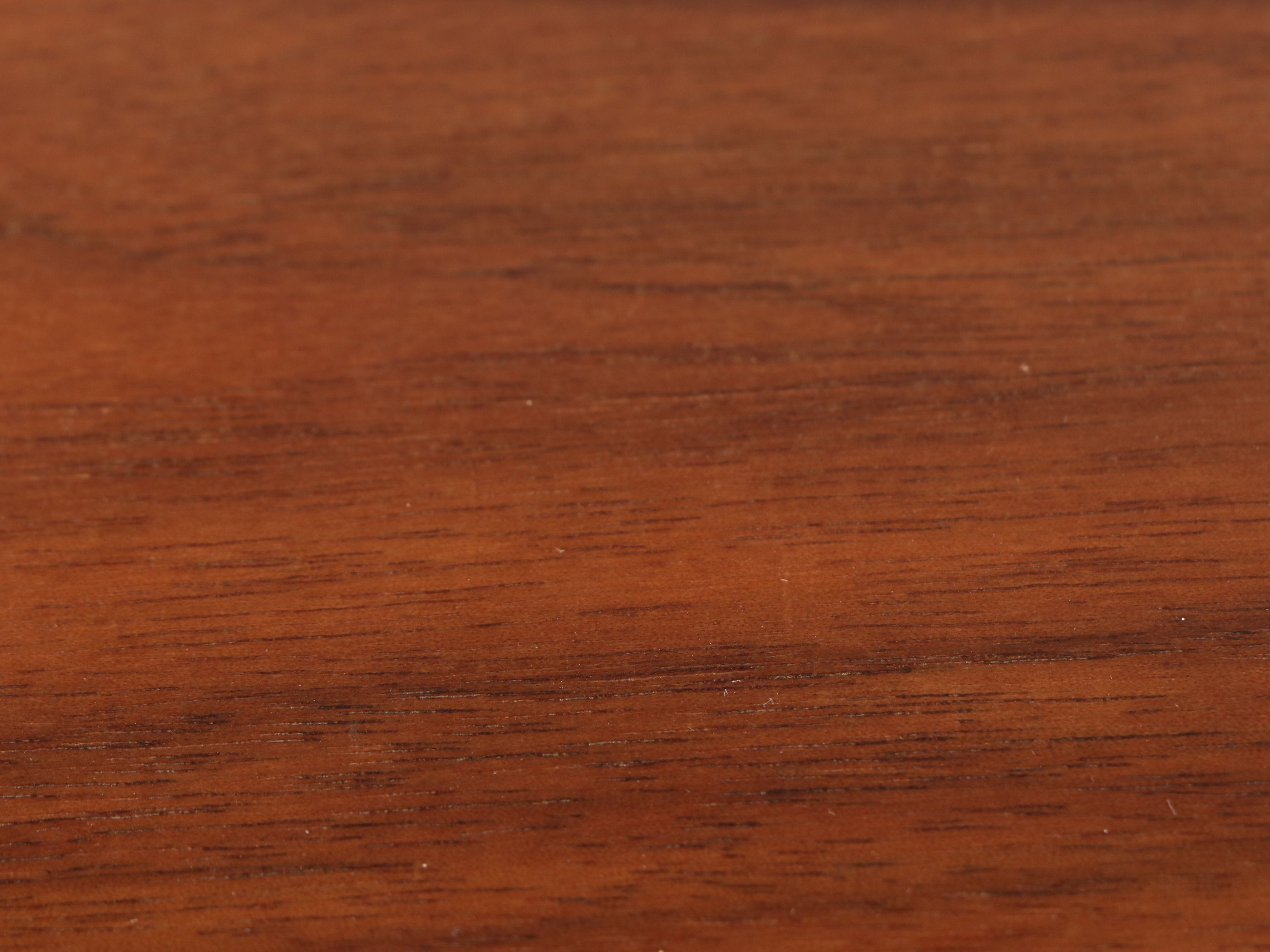 Two Mid Century Modern Teak Pedestals