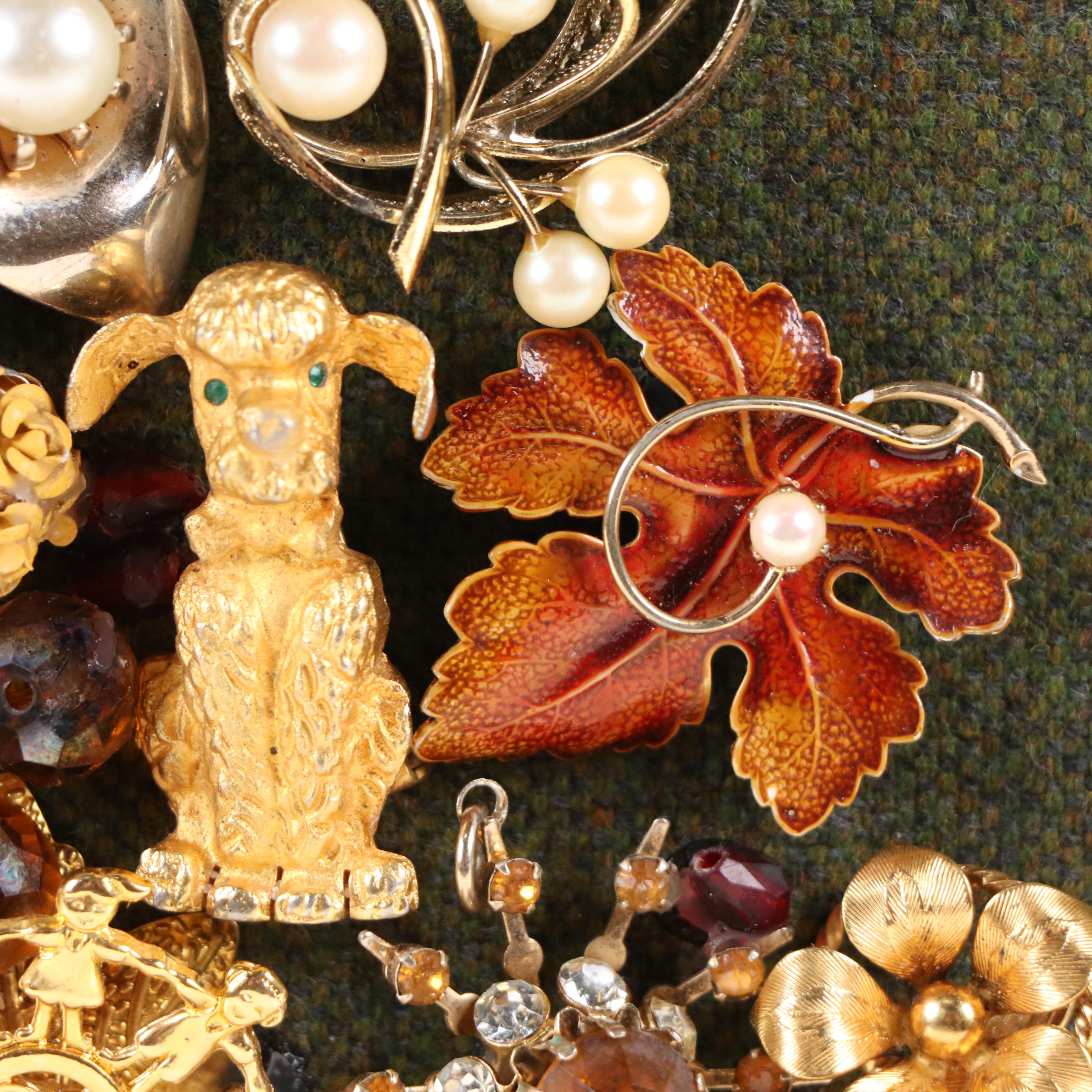 Karen Pagán Repurposed Jewelry Art Collage Bouquet in Vase, 2025