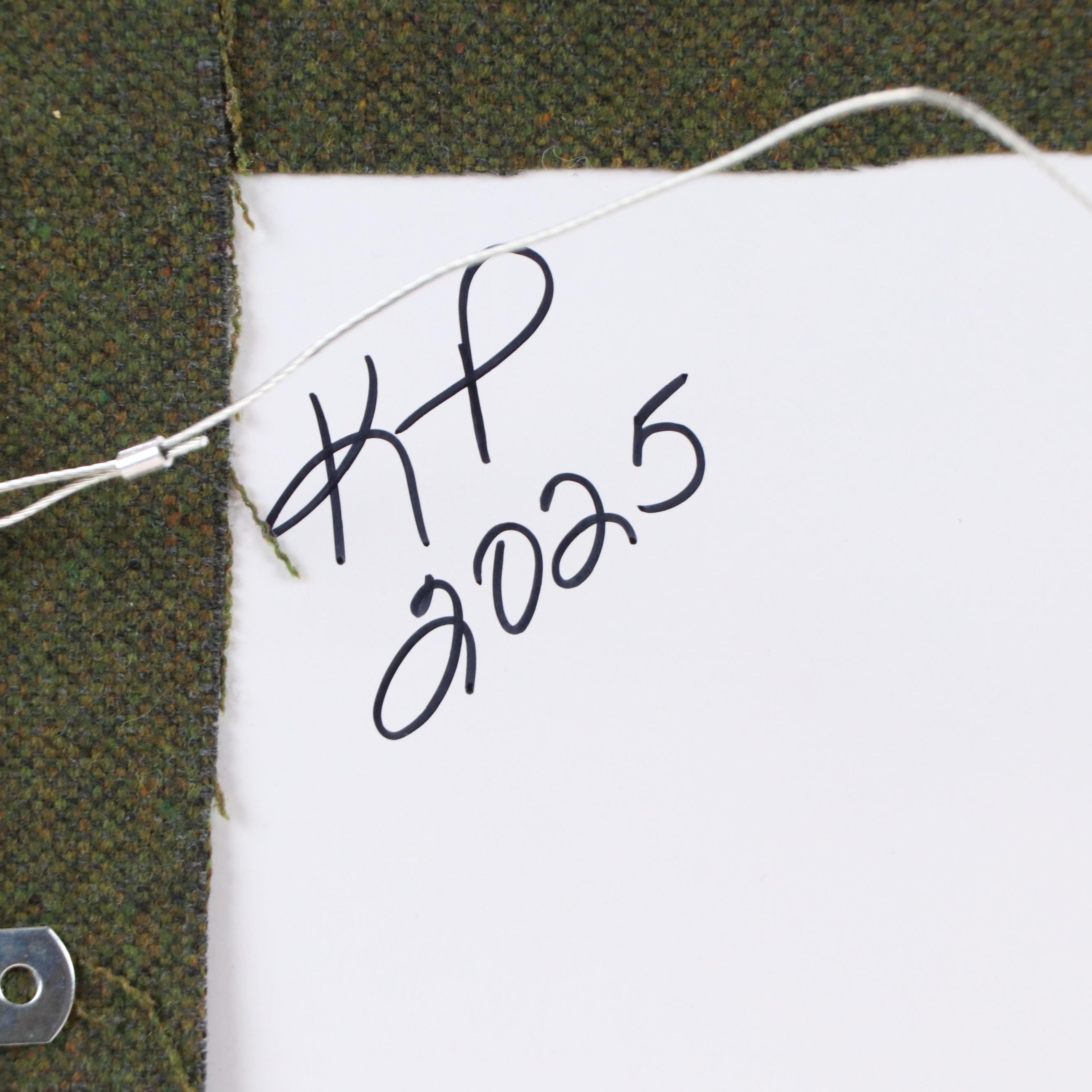 Karen Pagán Repurposed Jewelry Art Collage Bouquet in Vase, 2025