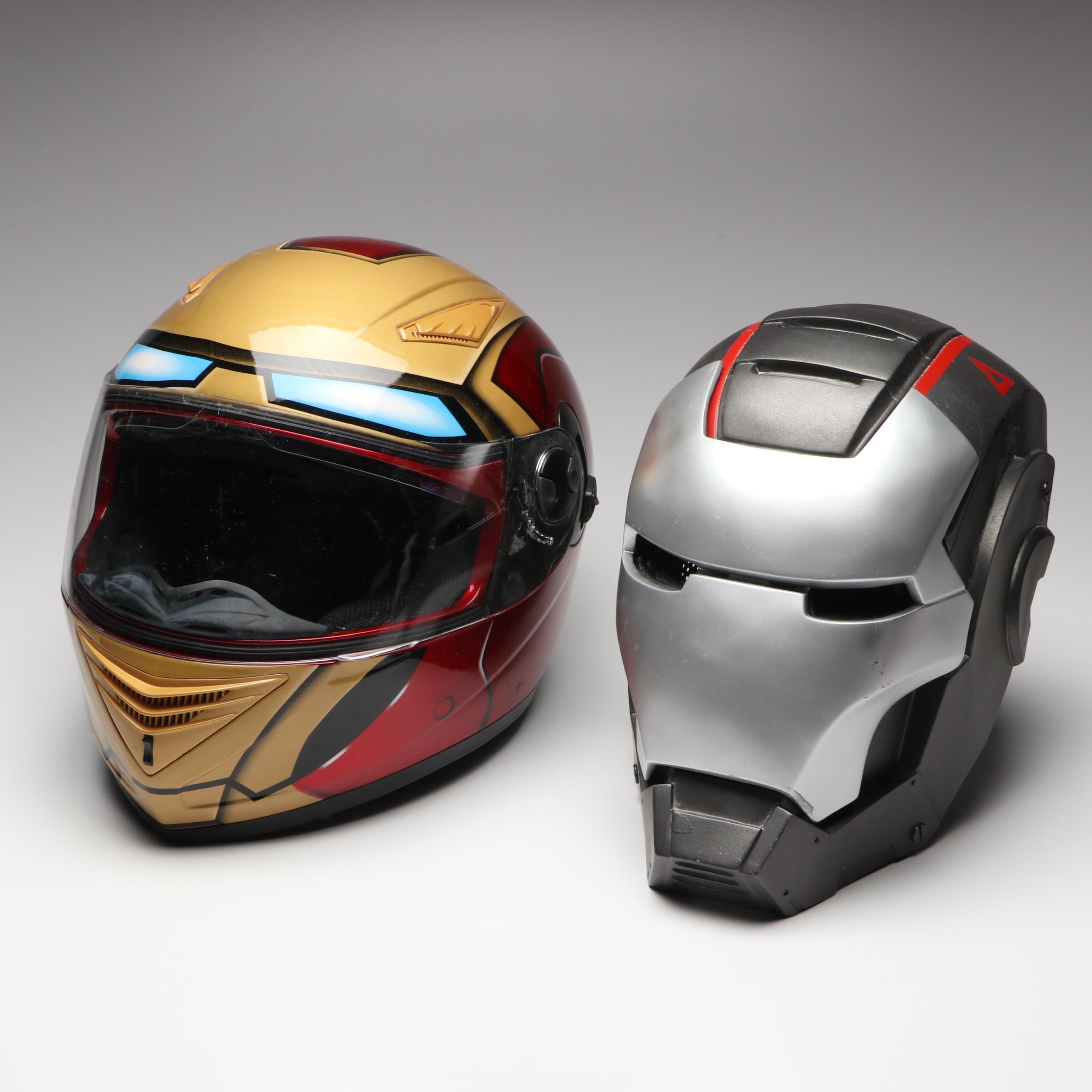 Masei Iron Man Motorcycle Helmet and War Machine Costume Helmet