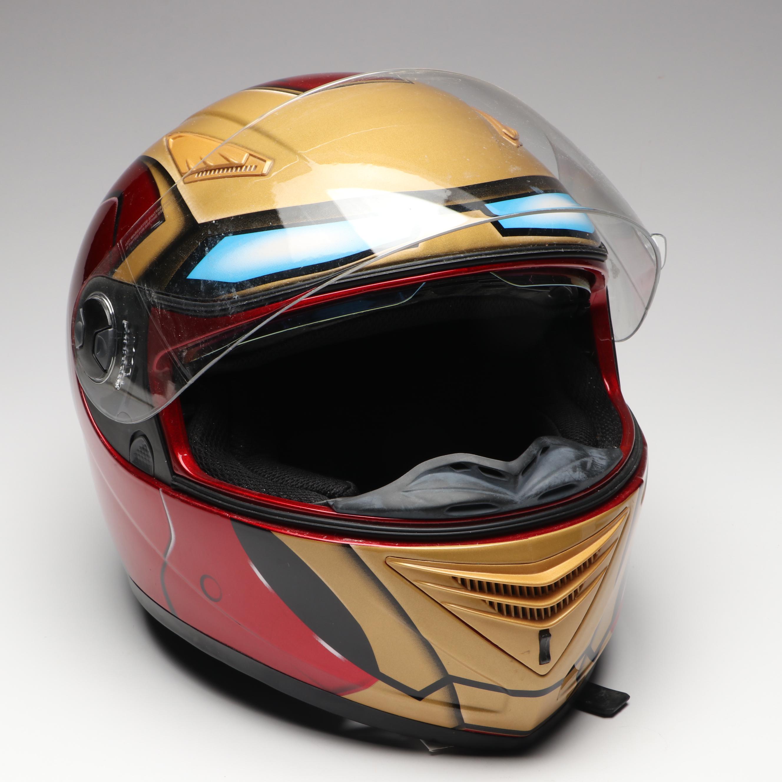Masei Iron Man Motorcycle Helmet and War Machine Costume Helmet