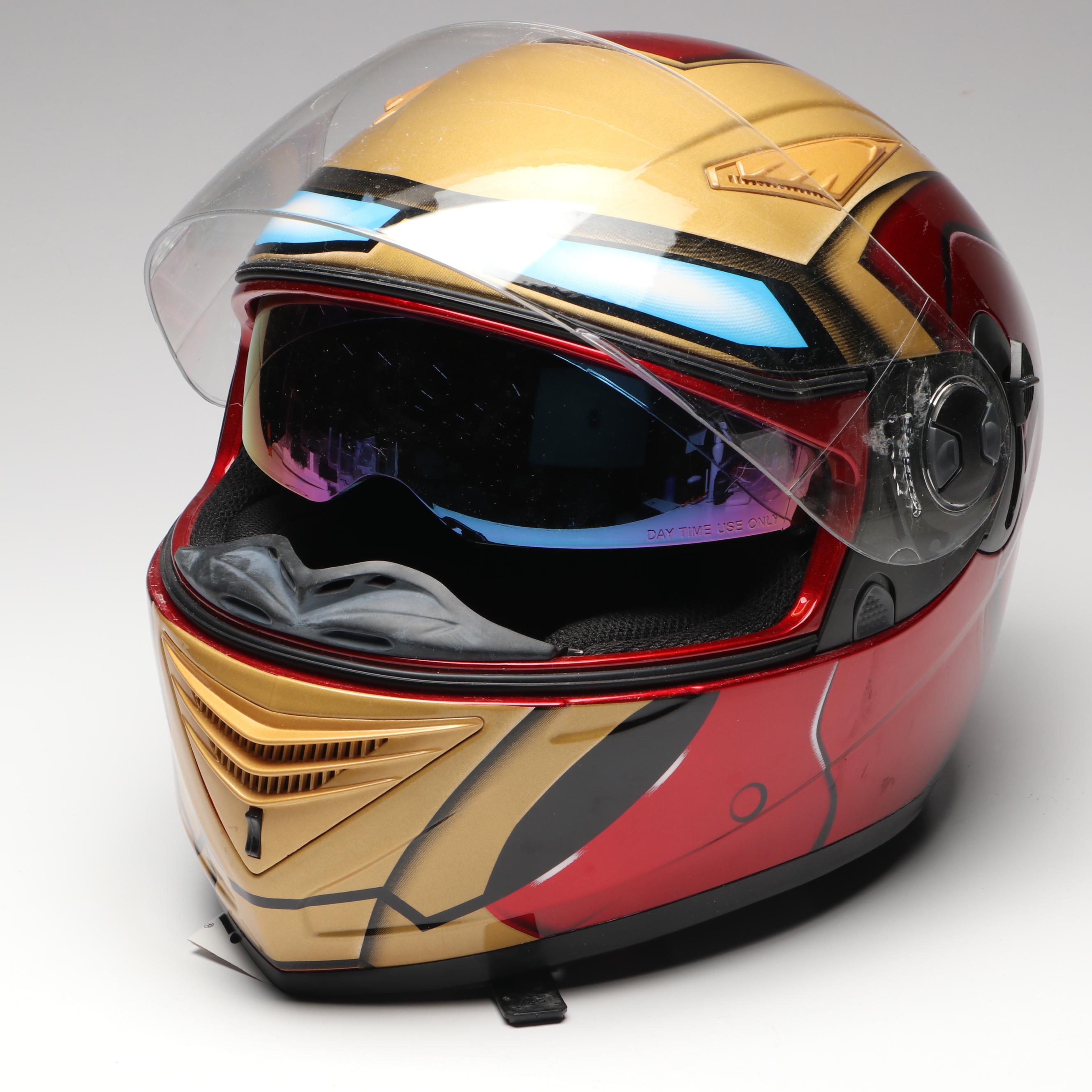 Masei Iron Man Motorcycle Helmet and War Machine Costume Helmet