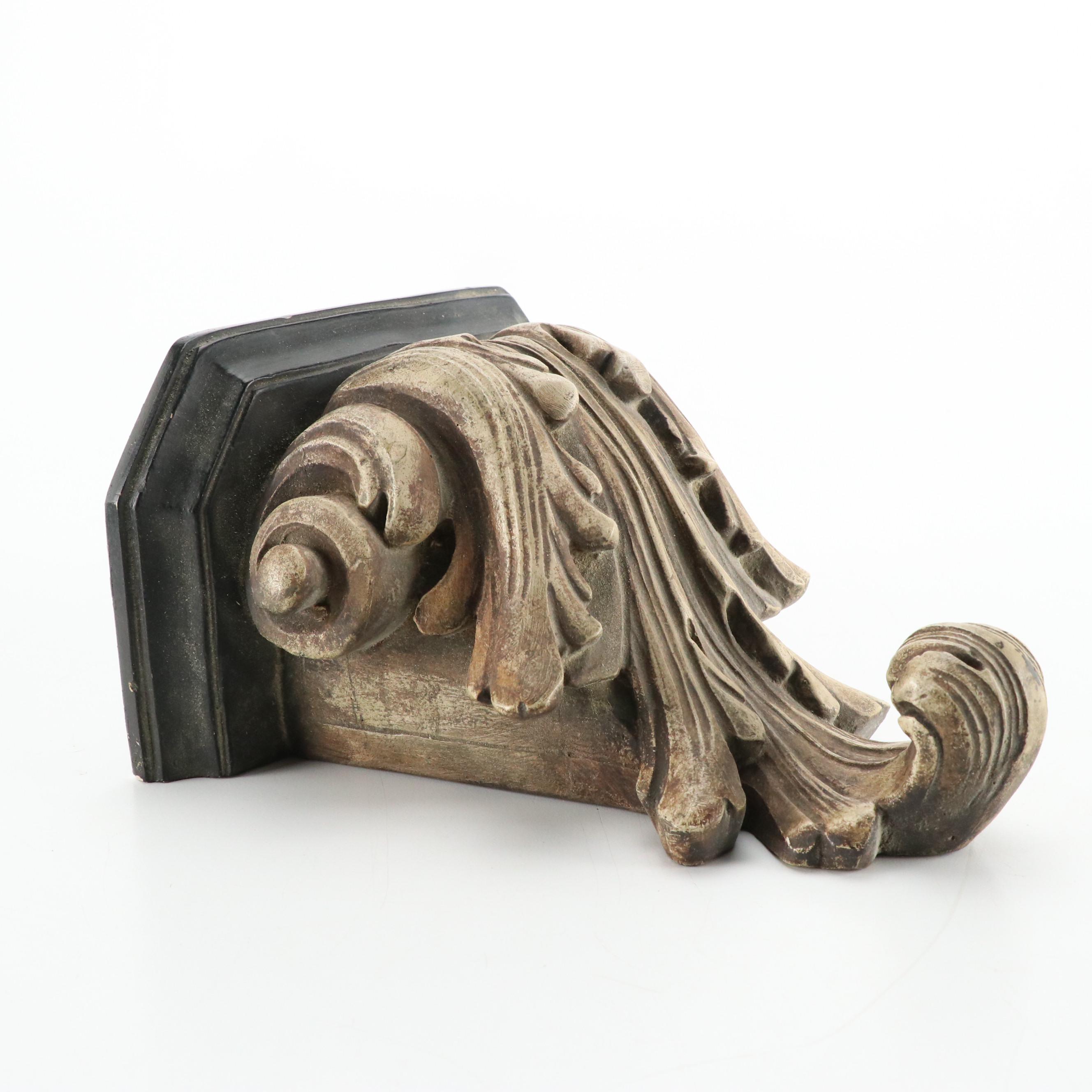 Clifford Art Studio Painted Composite Tuscan Style Corbel Shelves