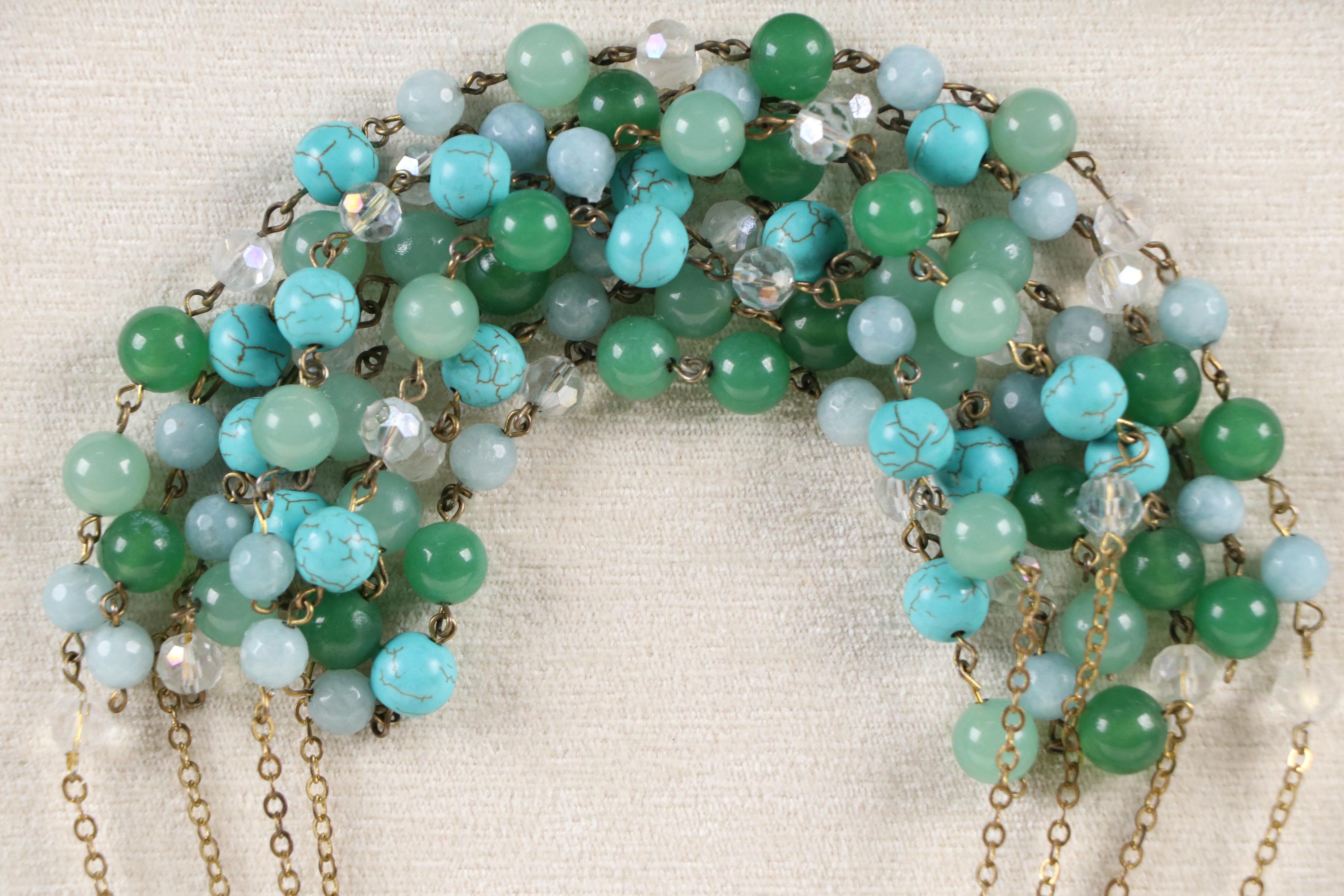 Karen Pagán Repurposed Jewelry Art Collage Hot Air Balloon, 2025