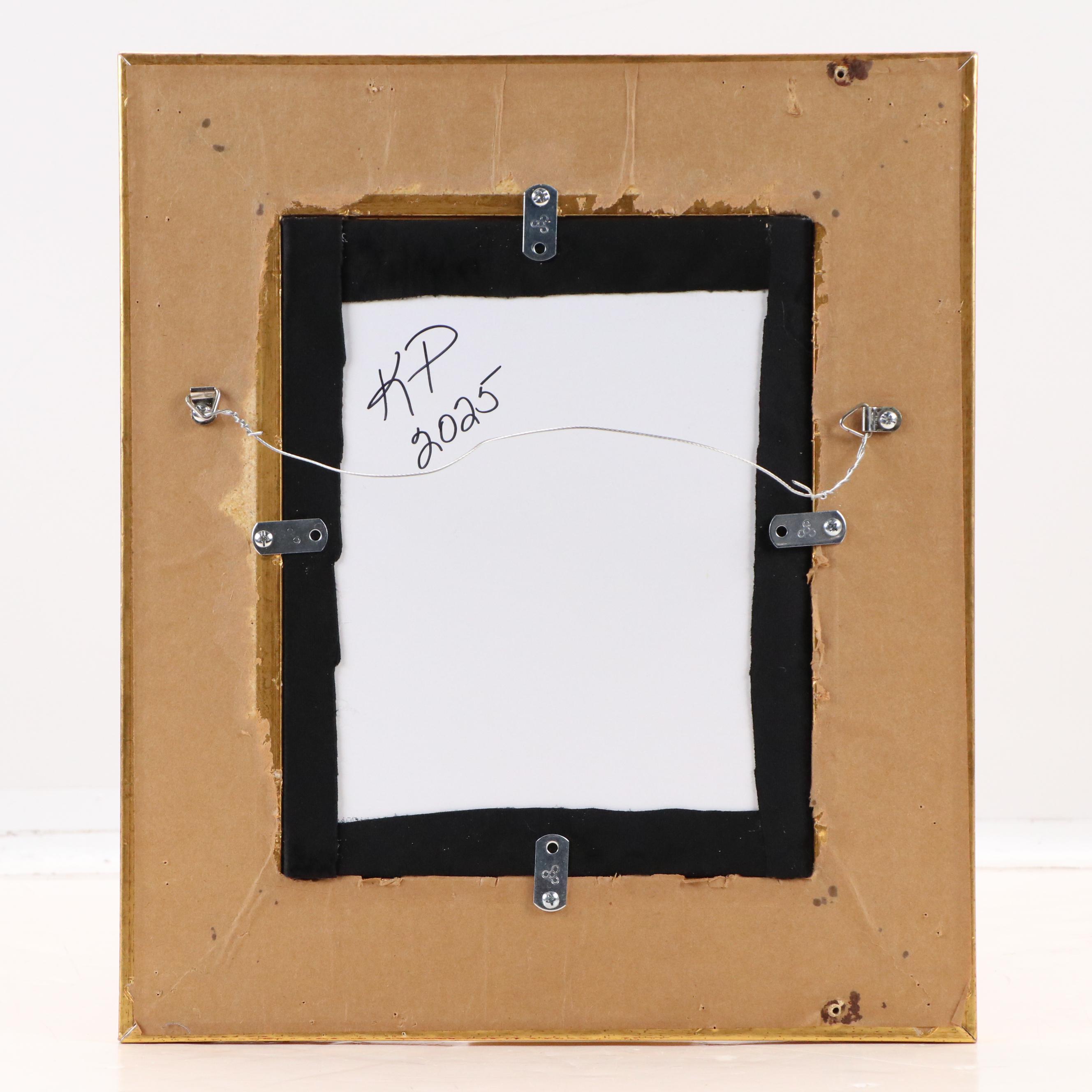 Karen Pagán Repurposed Jewelry Art Collage Figure, 2025