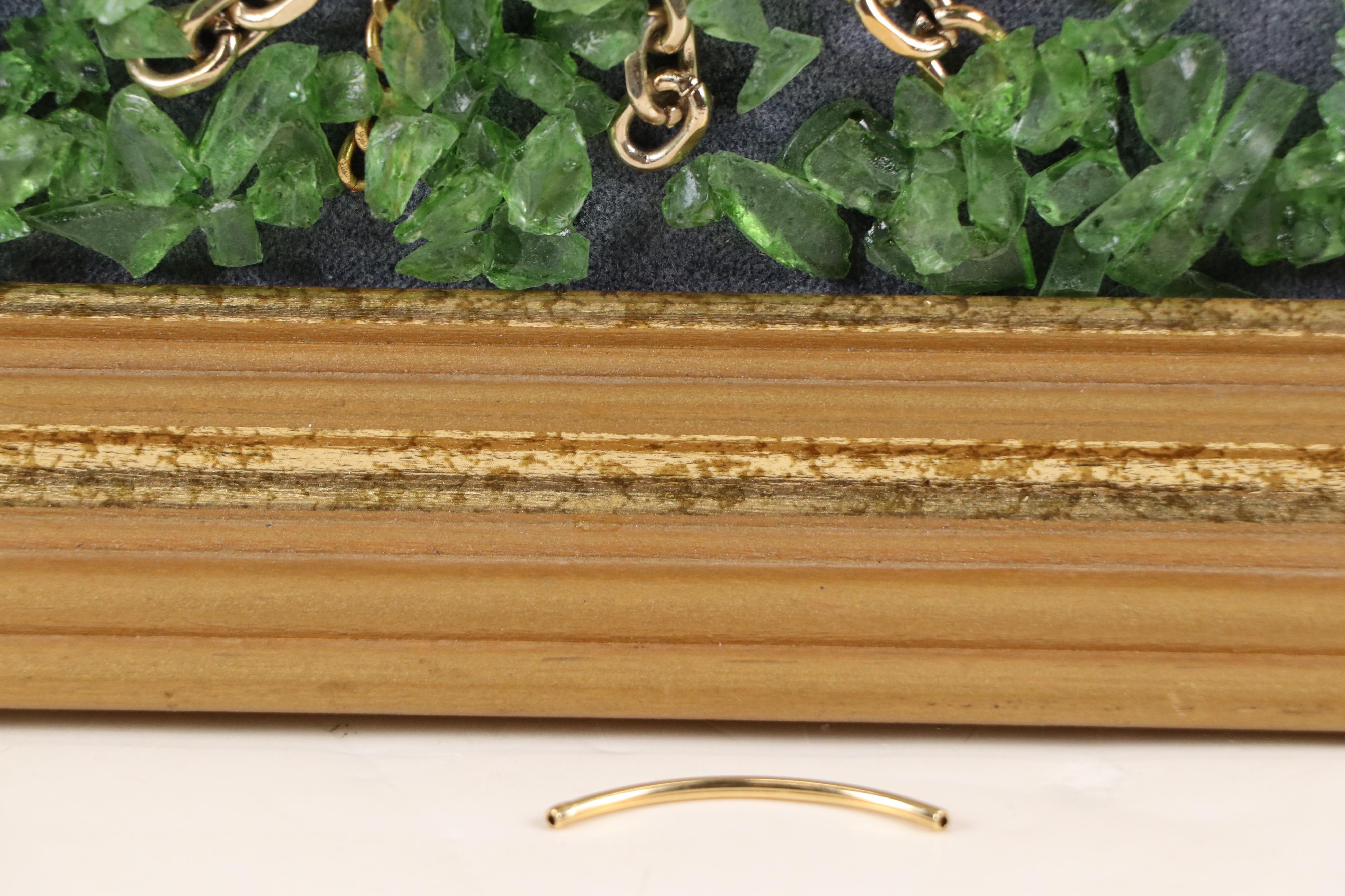 Karen Pagán Repurposed Jewelry Art Collage Tree, 2025