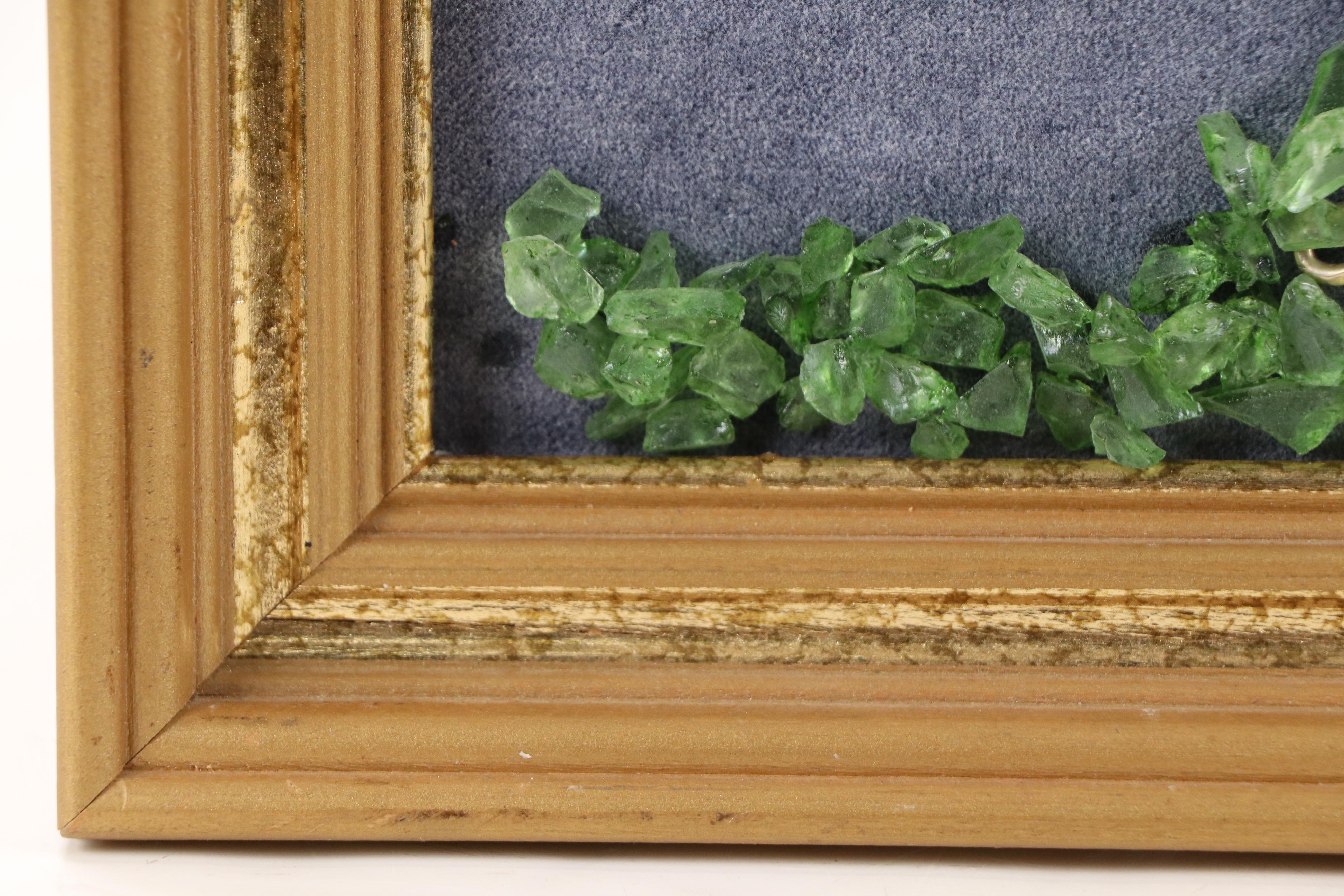 Karen Pagán Repurposed Jewelry Art Collage Tree, 2025