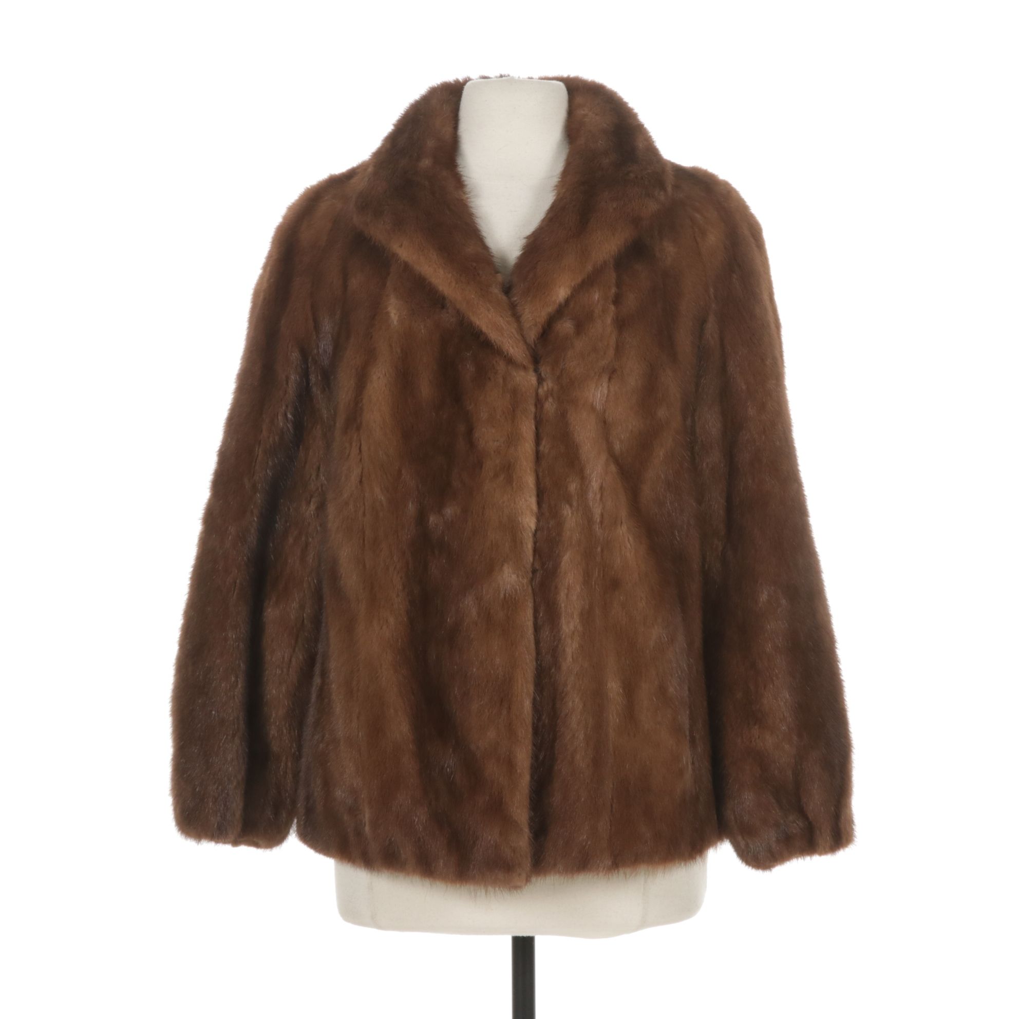 Chestnut Mink Fur Jacket by Avanti