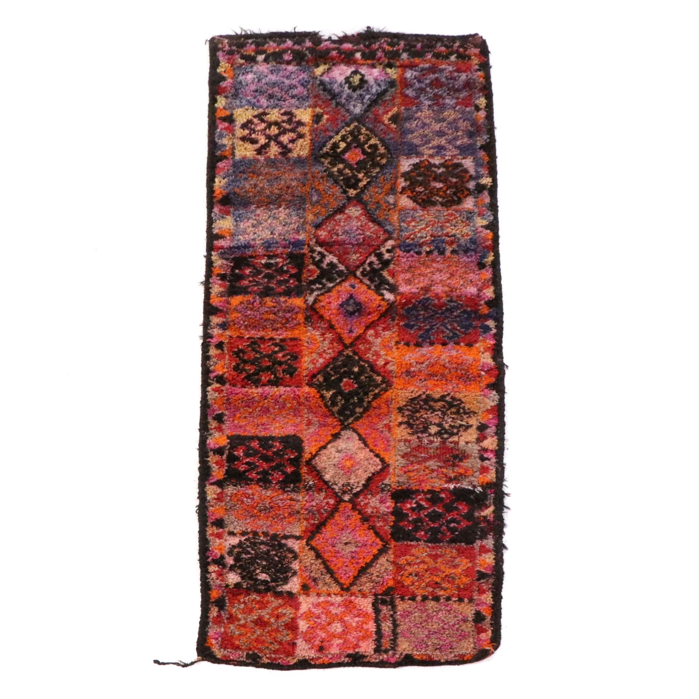 2'10 x 7'7 Hand-Knotted Turkish Village Carpet Runner