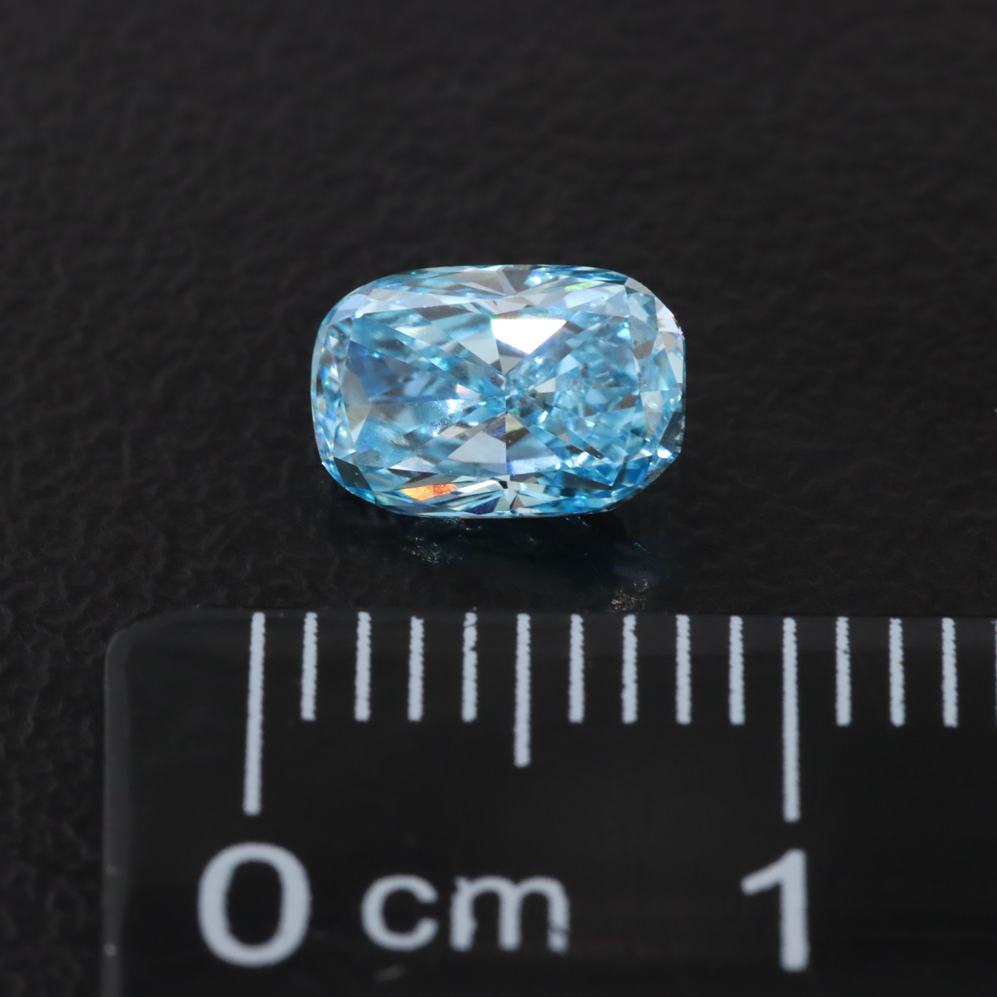 Loose 1.03 CT Lab Grown Fancy Blue Diamond with IGI Report