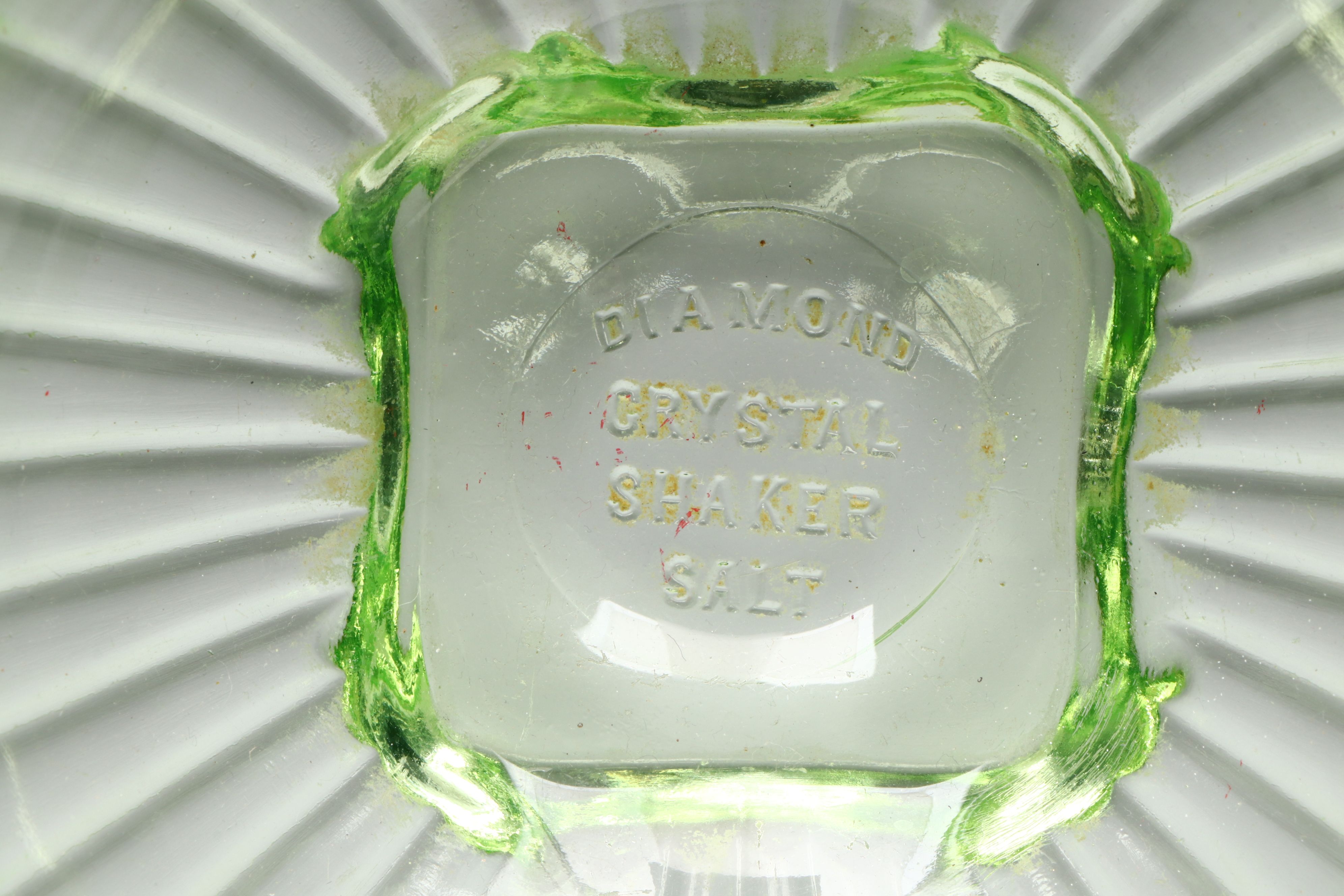 Imperial Glass "Fancy Colonial" Compote with Other Depression and Uranium Glass